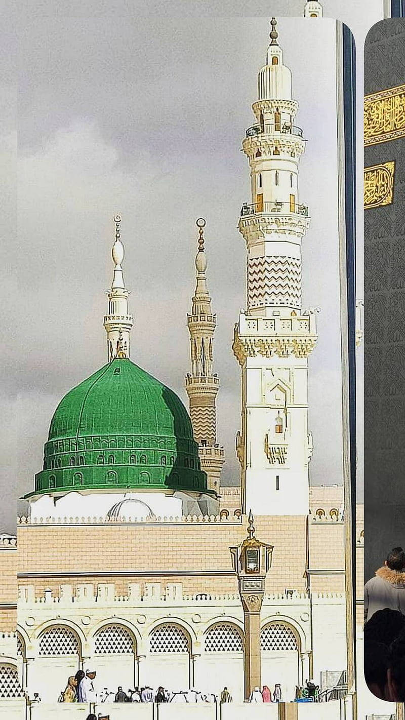 Madina Sharif Side-shot Background