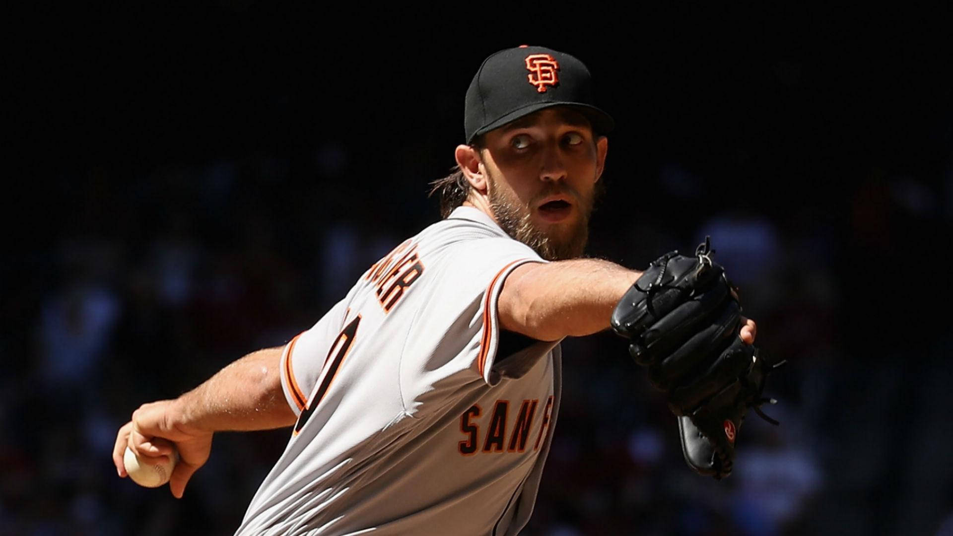 Madison Bumgarner Black Baseball Cap Background