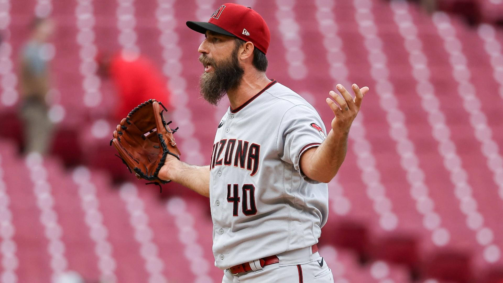 Madison Bumgarner Red Cap Background