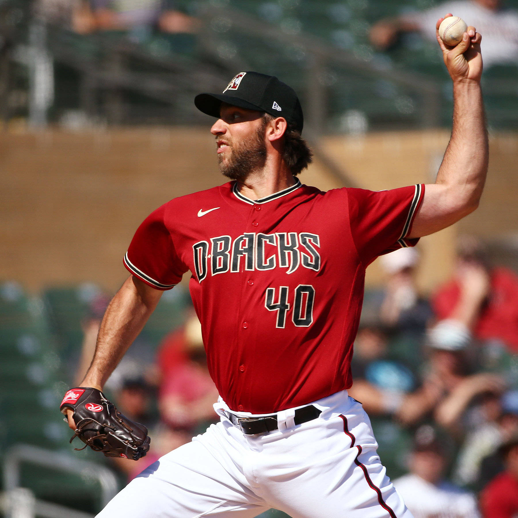 Madison Bumgarner Red Jersey Background