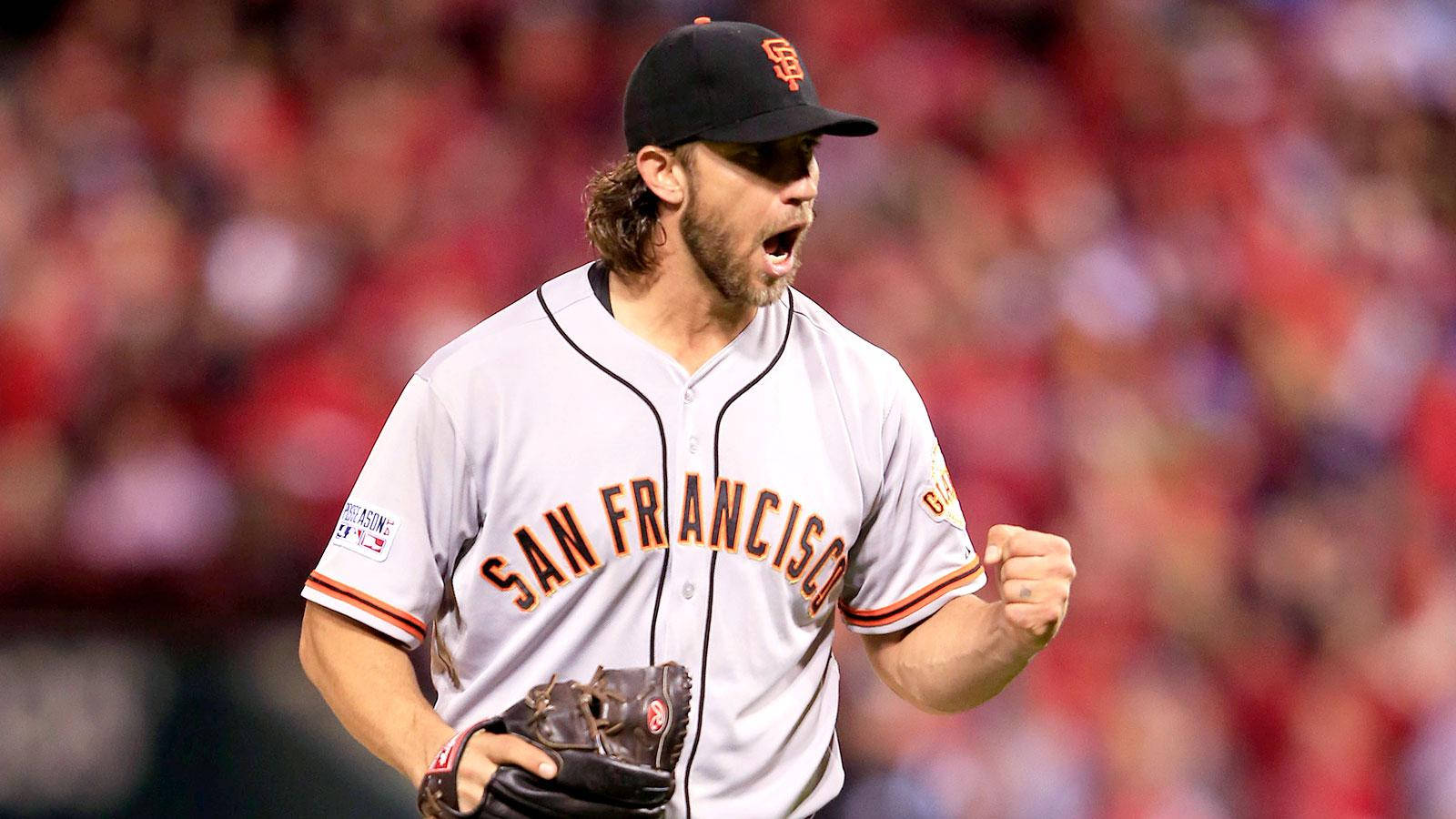 Madison Bumgarner Yelling Background