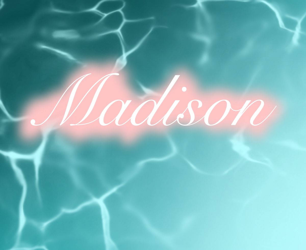 Madison In Pink Background