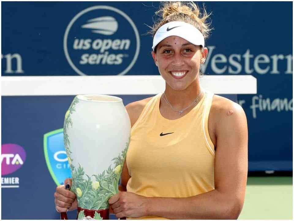 Madison Keys During 2019 Us Open Background