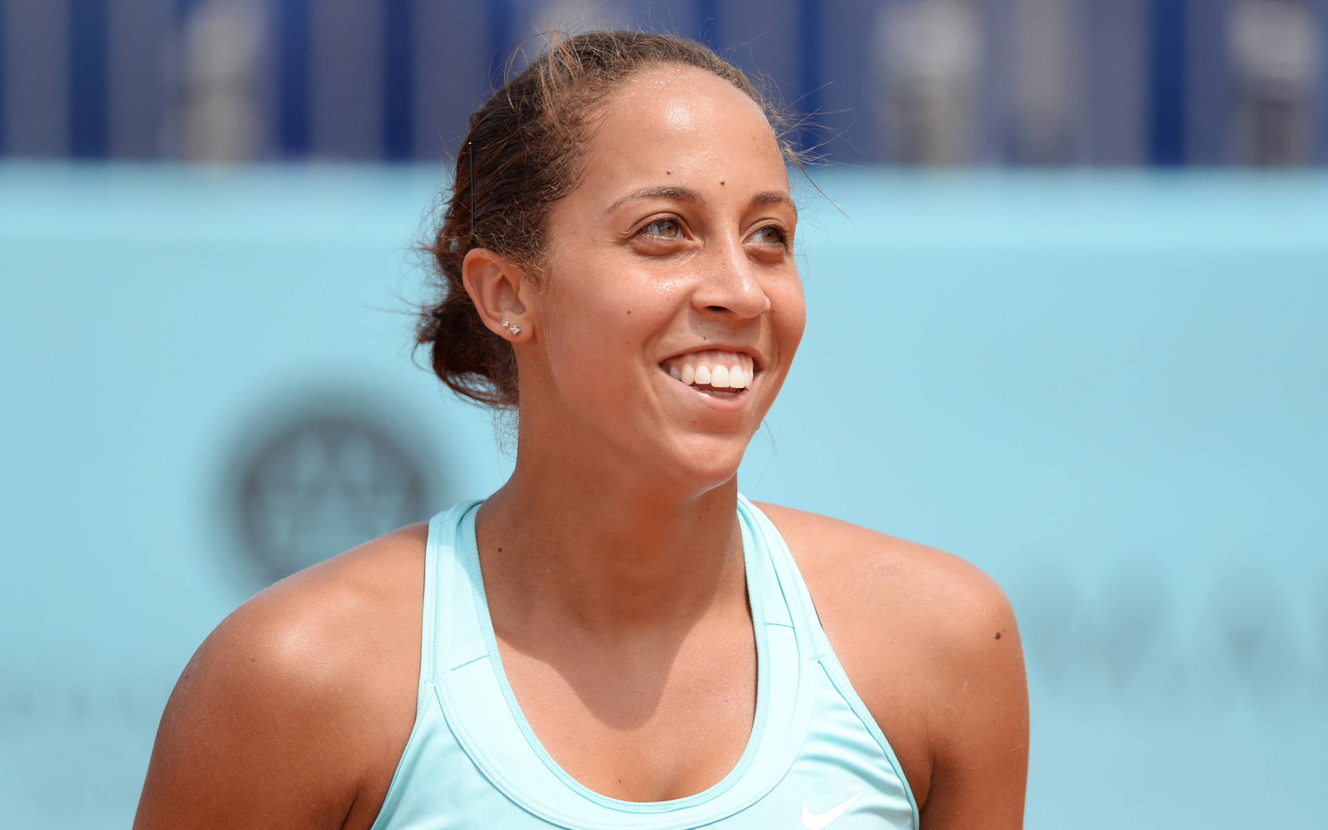 Madison Keys Smiling For Desktop Background