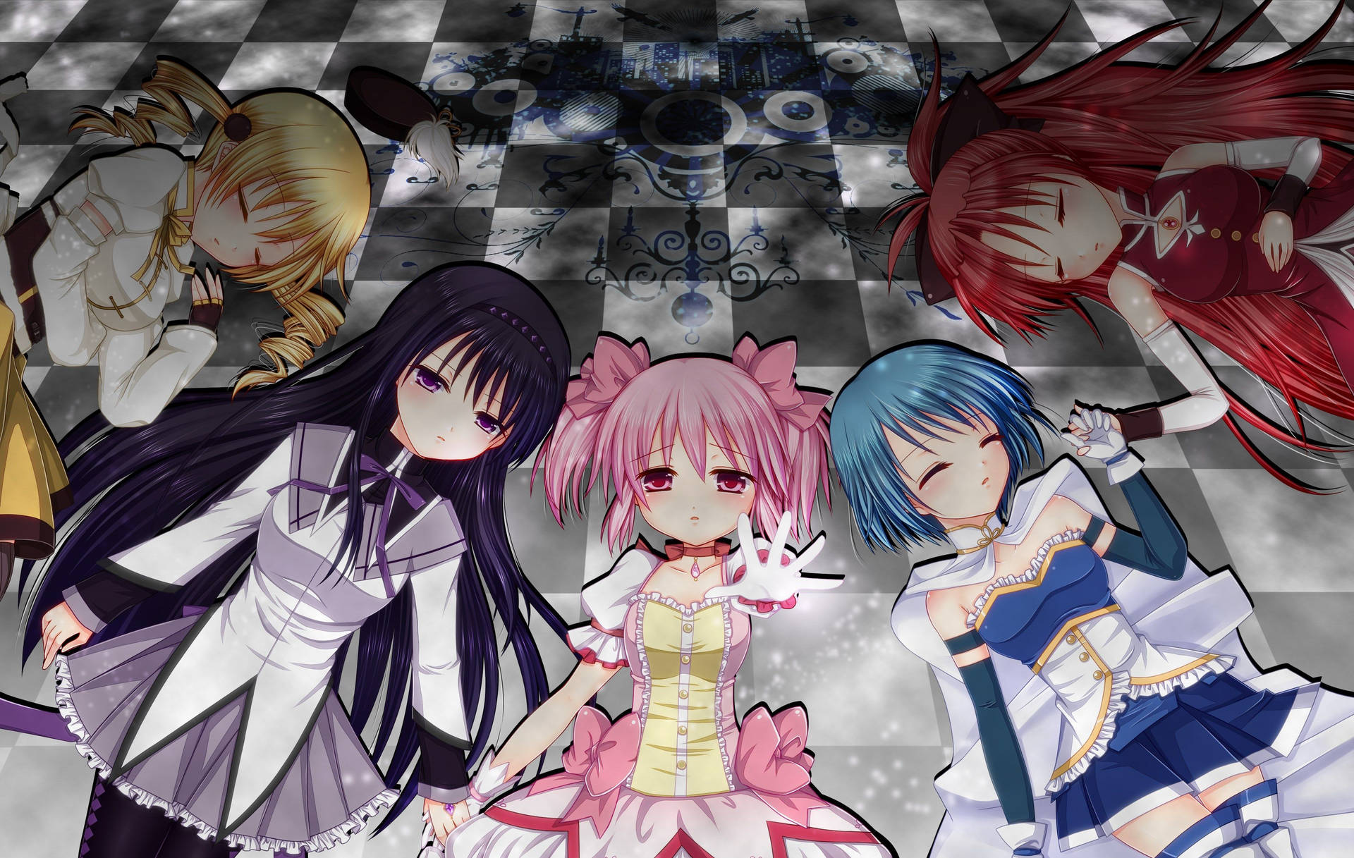 Madoka Magica Sleeping Characters Background