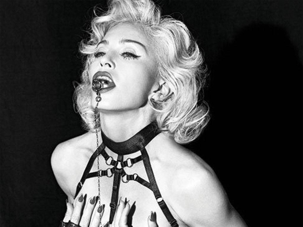 Madonna In A Powerful Pose