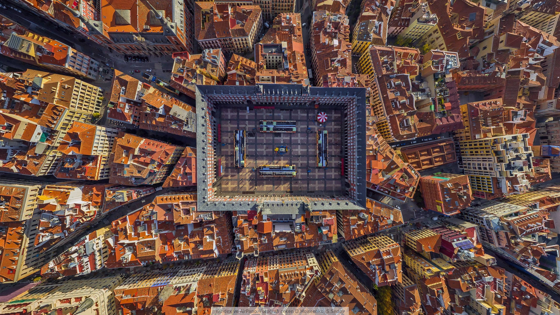 Madrid Spain Aerial Photograph