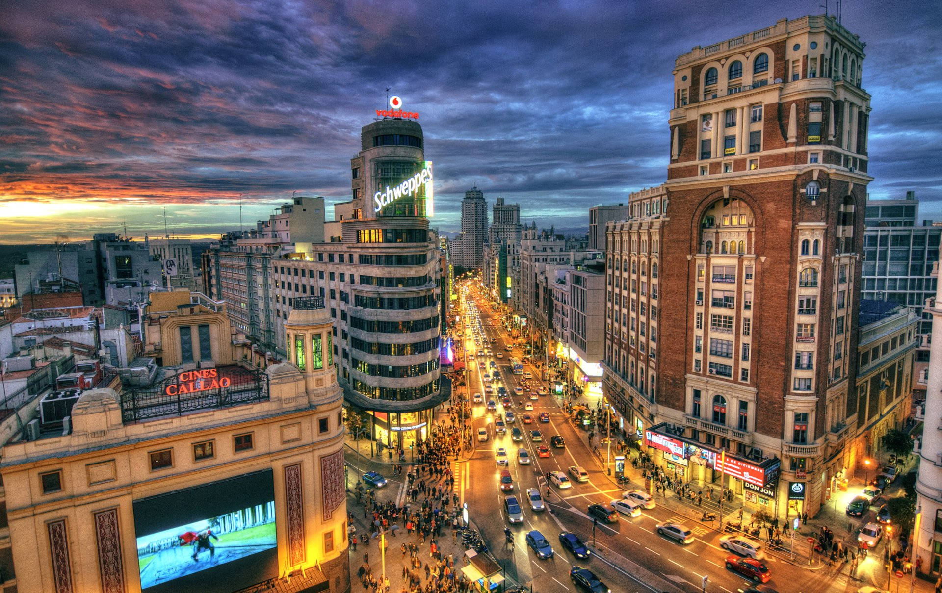 Madrid Spain Gran Via