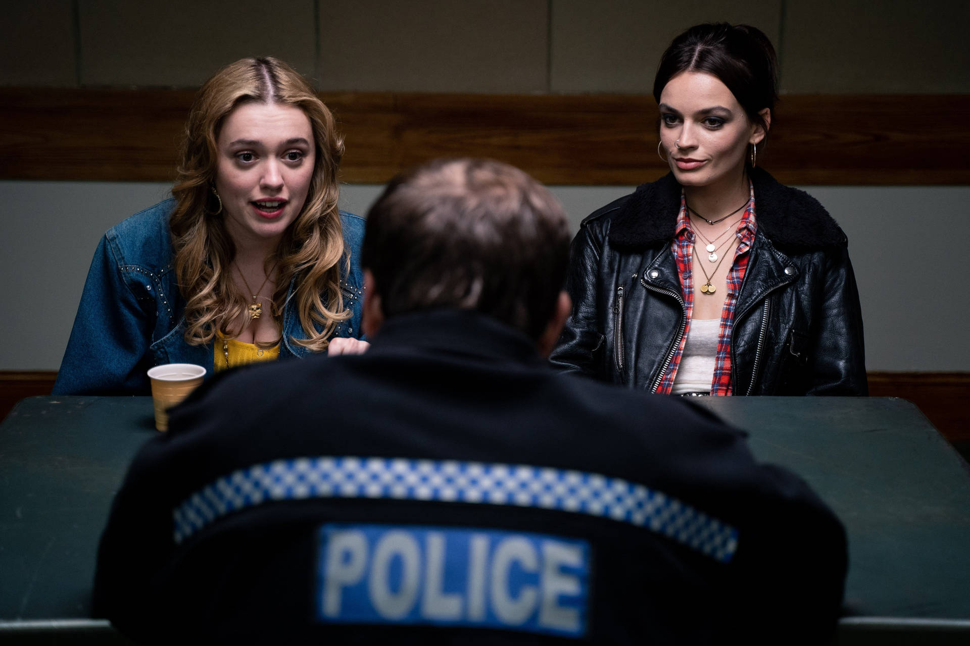 Maeve Wiley In Police Station Background