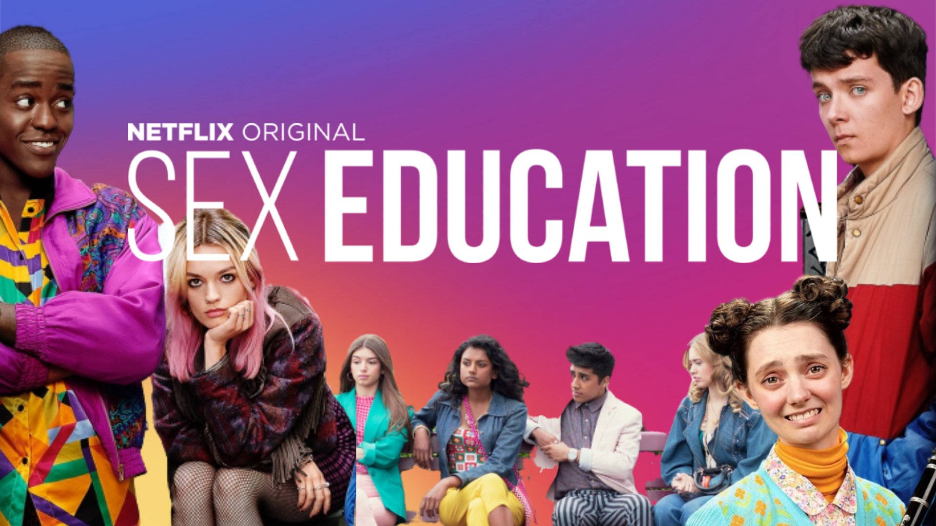 Maeve Wiley In Sex Education Cover Background