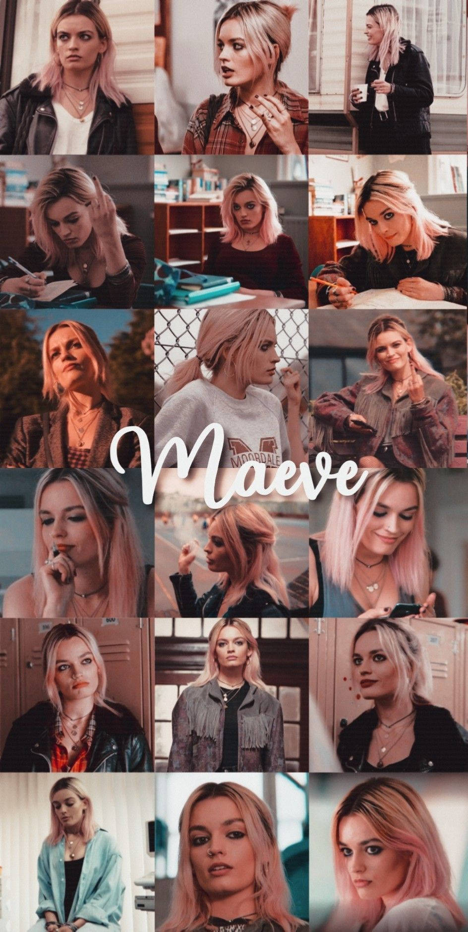 Maeve Wiley Sex Education Collage