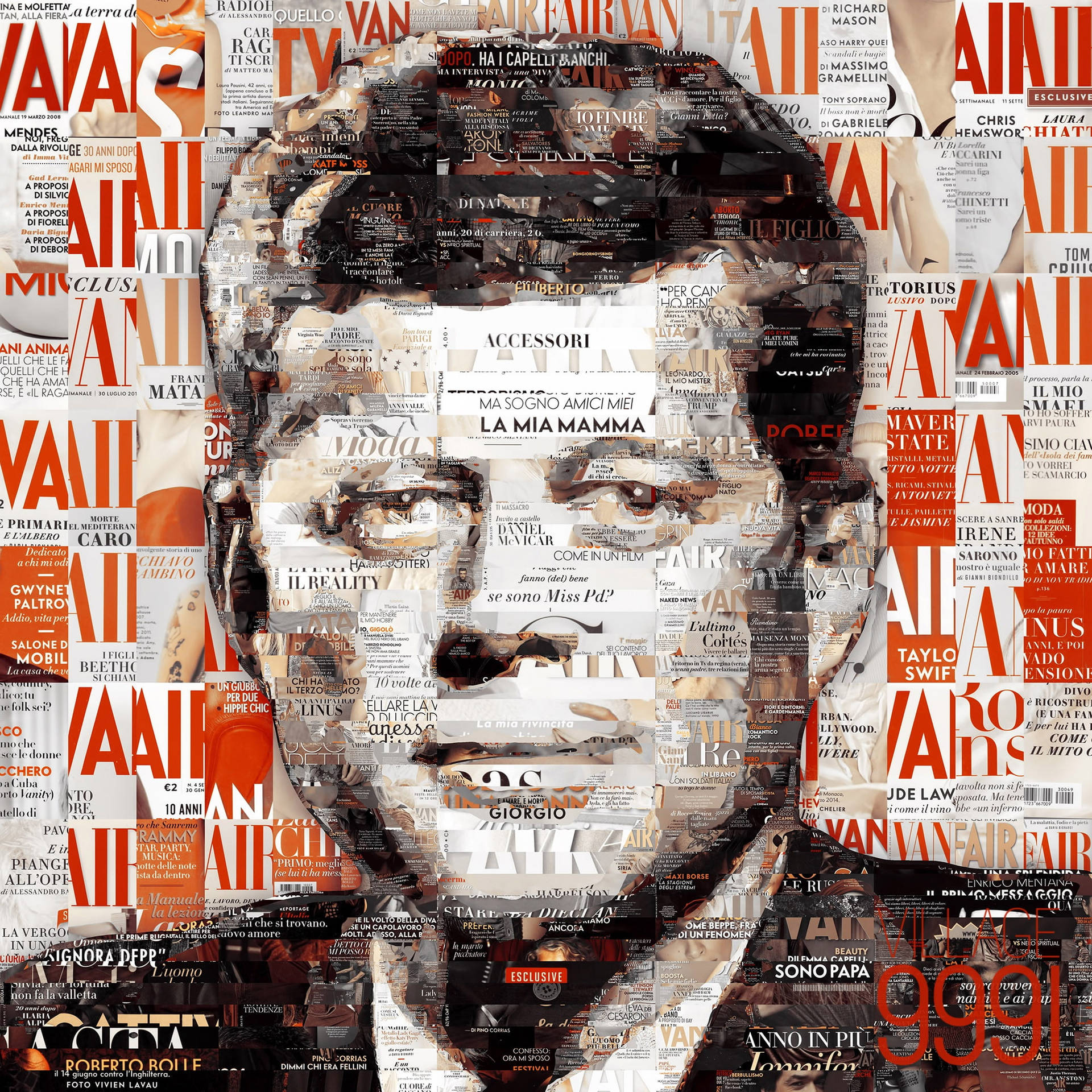 Magazine Art John F. Kennedy Background