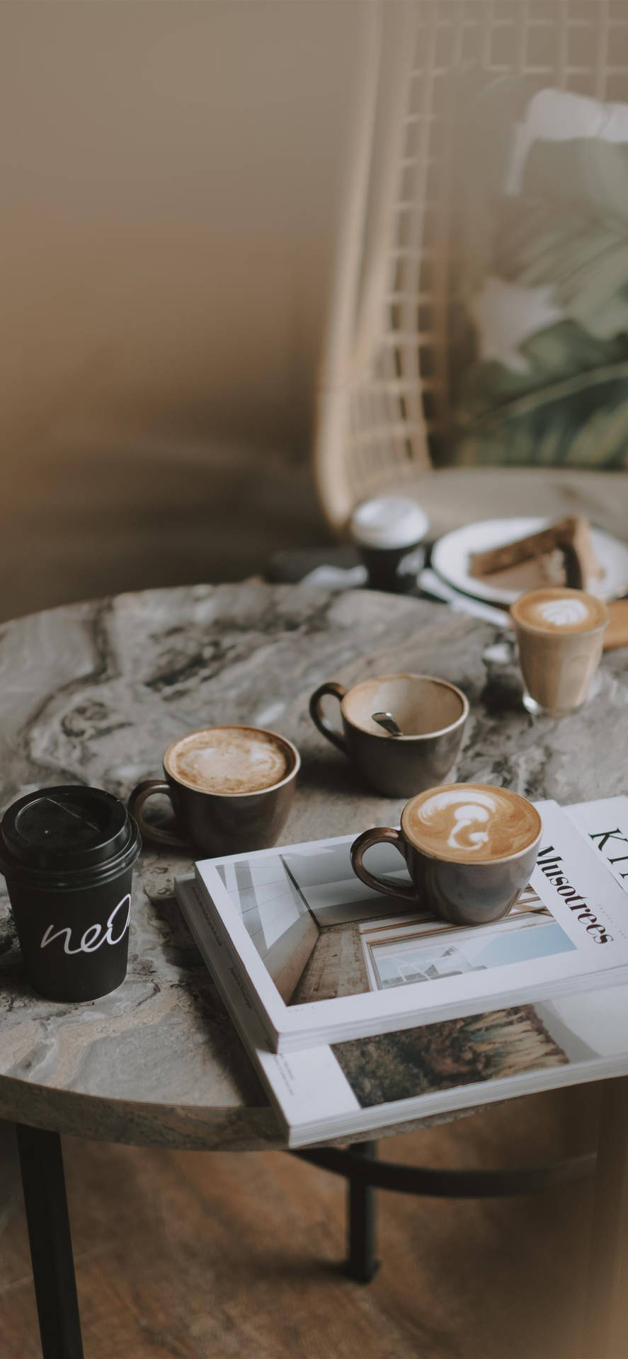 Magazines And Cups Of Coffee Aesthetic