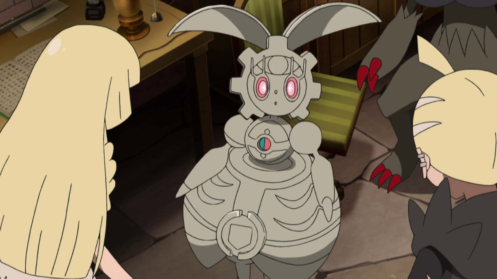 Magearna On Pokemon Scarlet And Violet Background
