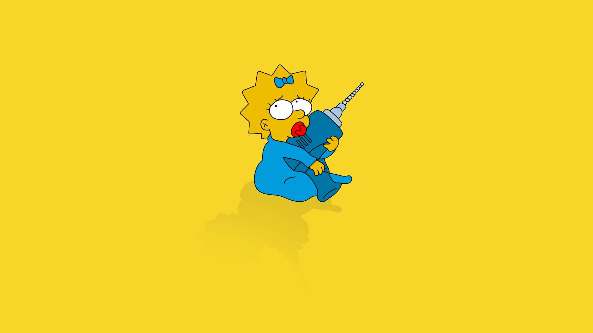 Maggie From The Simpsons Background