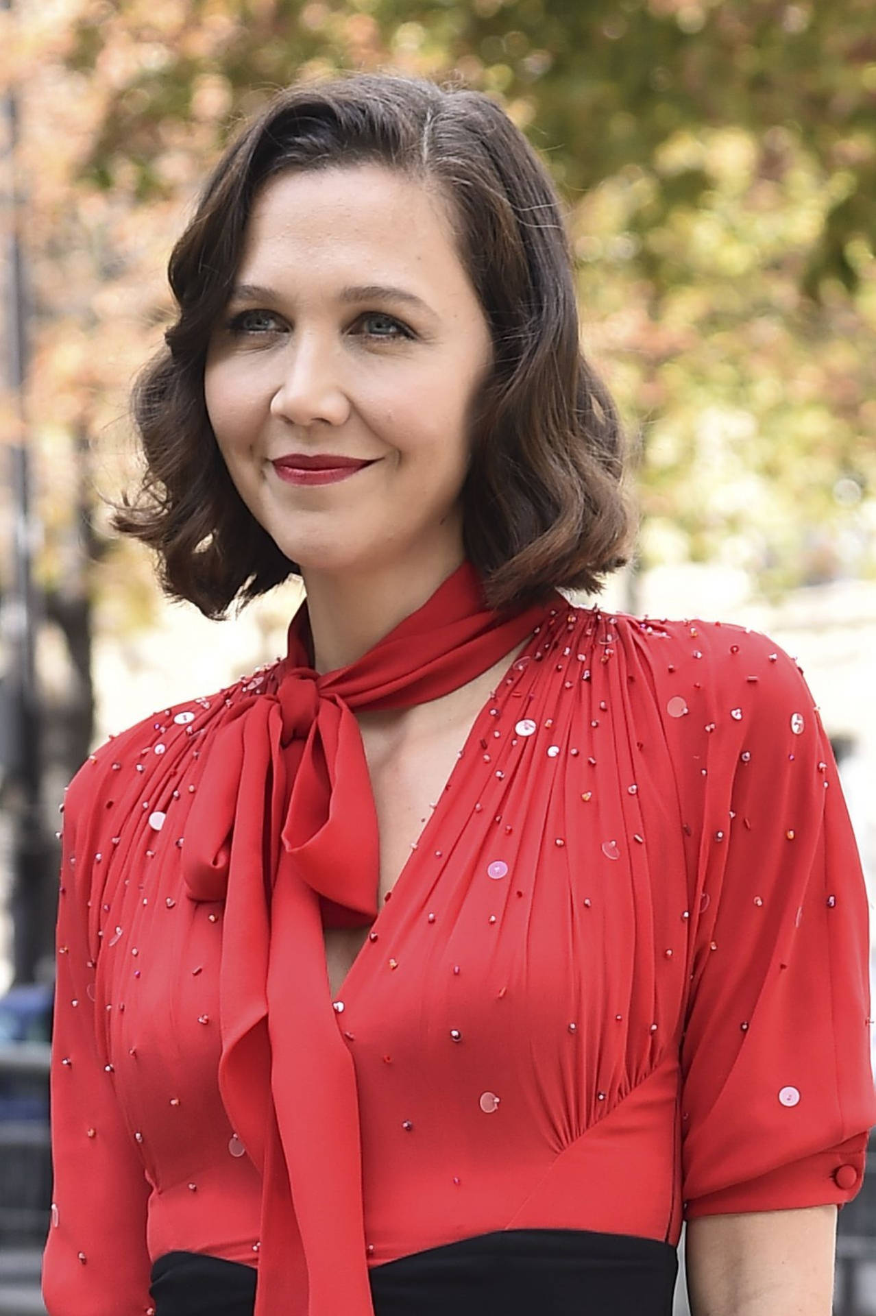 Maggie Gyllenhaal Actress Outdoor Photoshoot Background