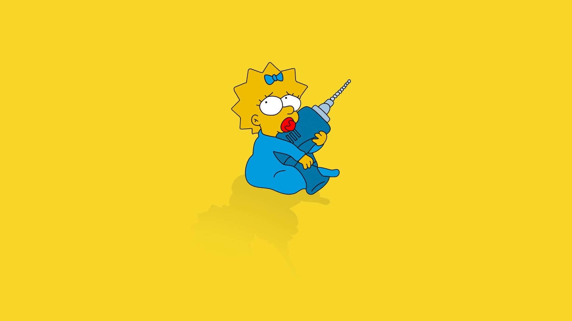 Maggie Simpsons Aesthetic Iphone Theme Background