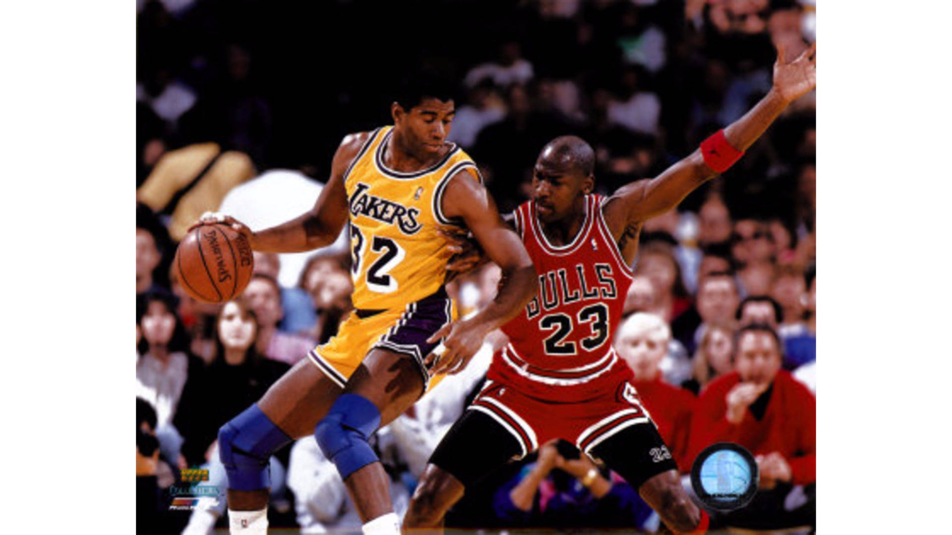 Magic Johnson And Michael Jordan Background