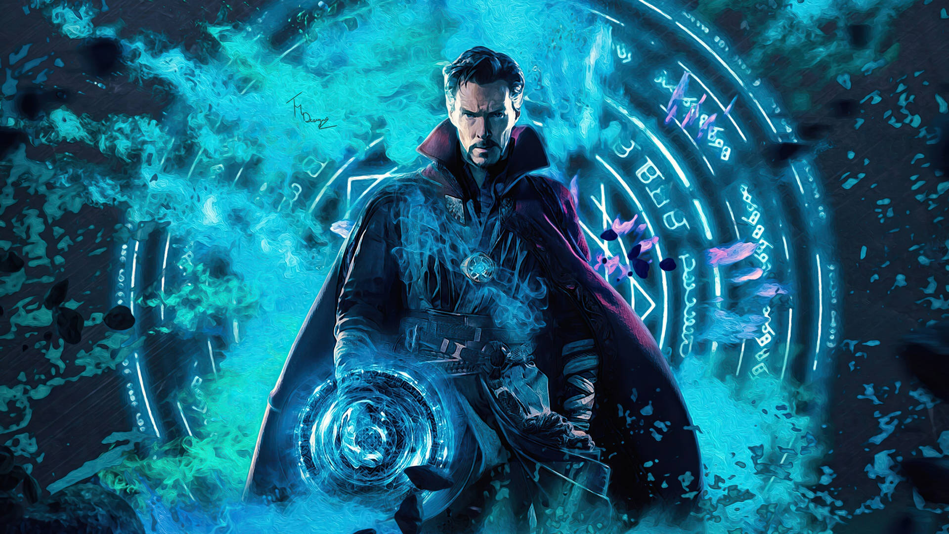 Magic Spell Superhero Doctor Strange Background