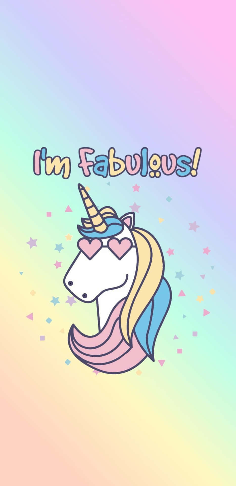 Magical And Adorable Cute Unicorn Background