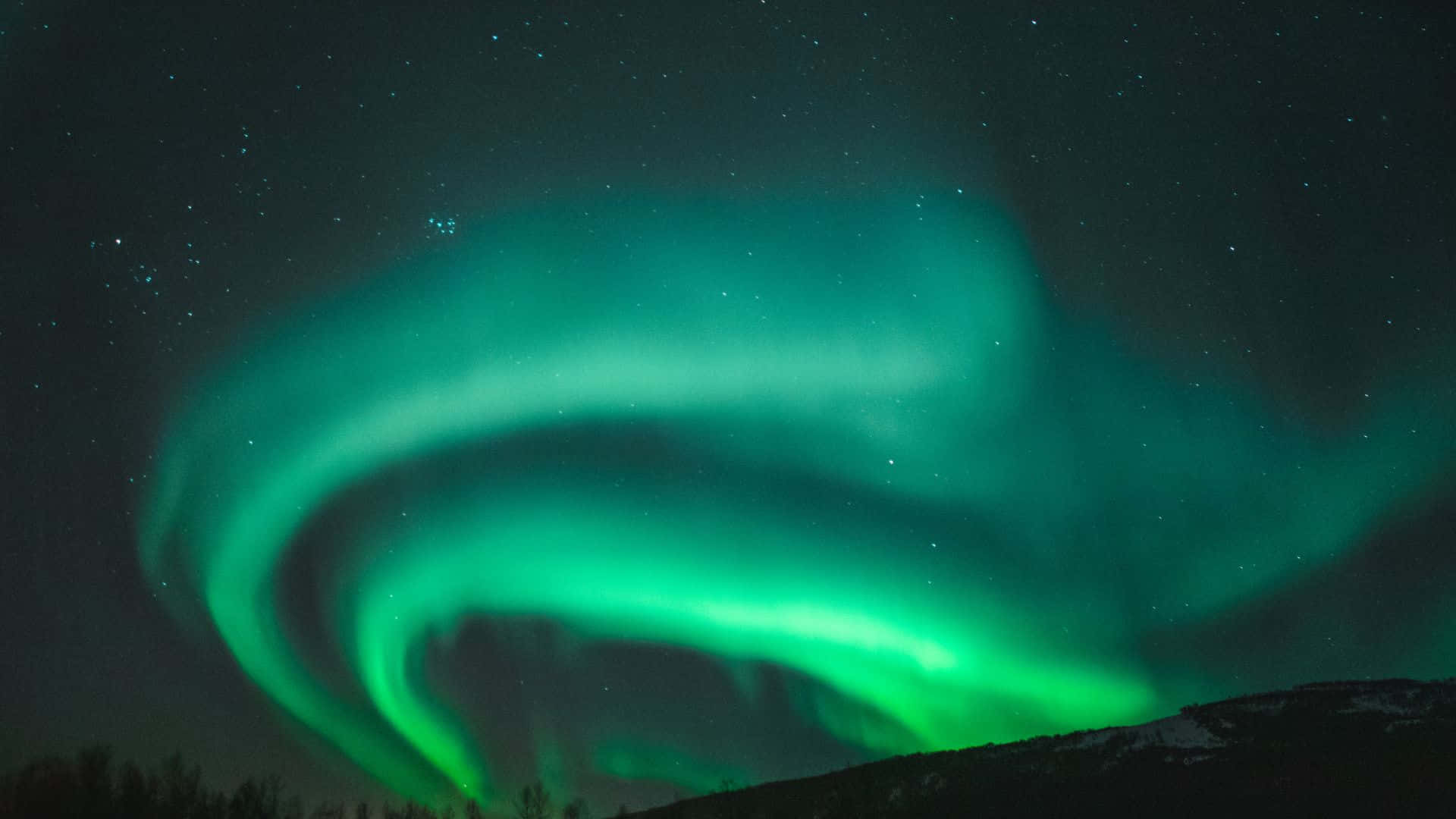 Magical Aurora Borealis Lights Up The Night Sky