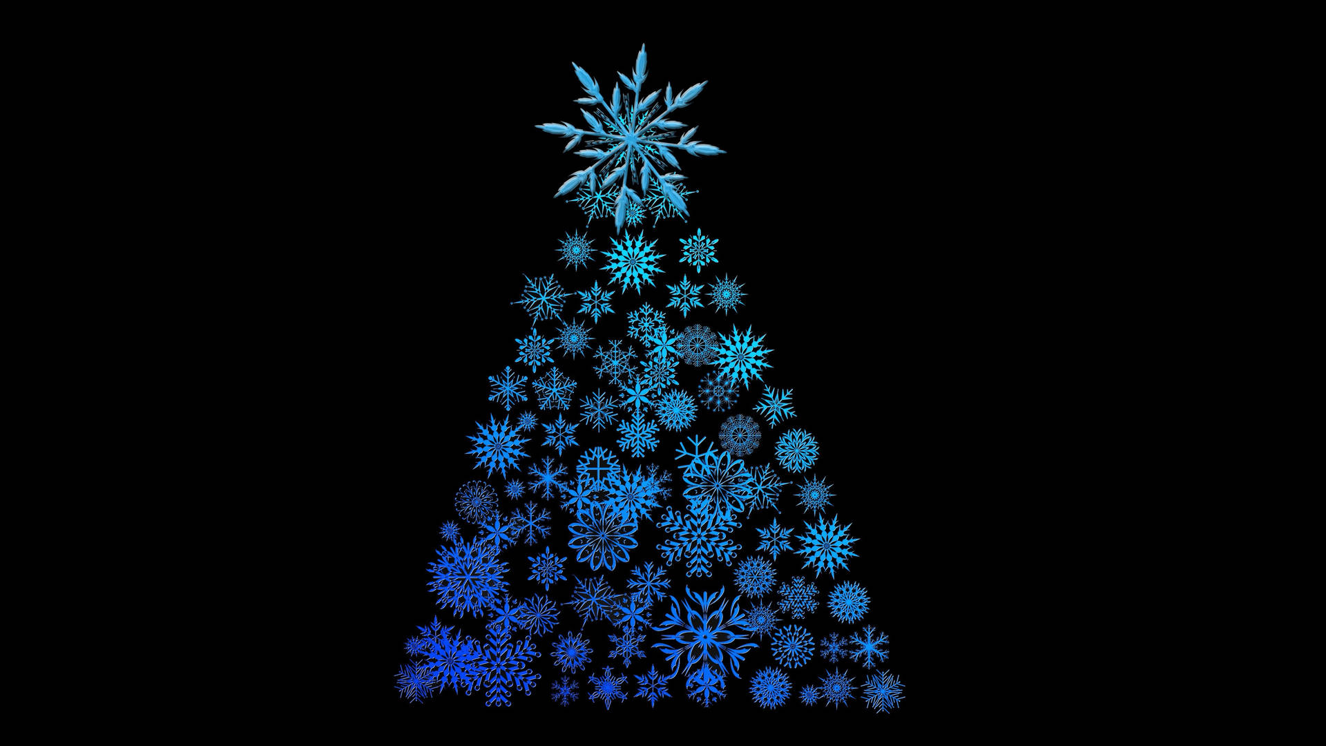 Magical Christmas Snowflakes In 4k Ultra Hd Background