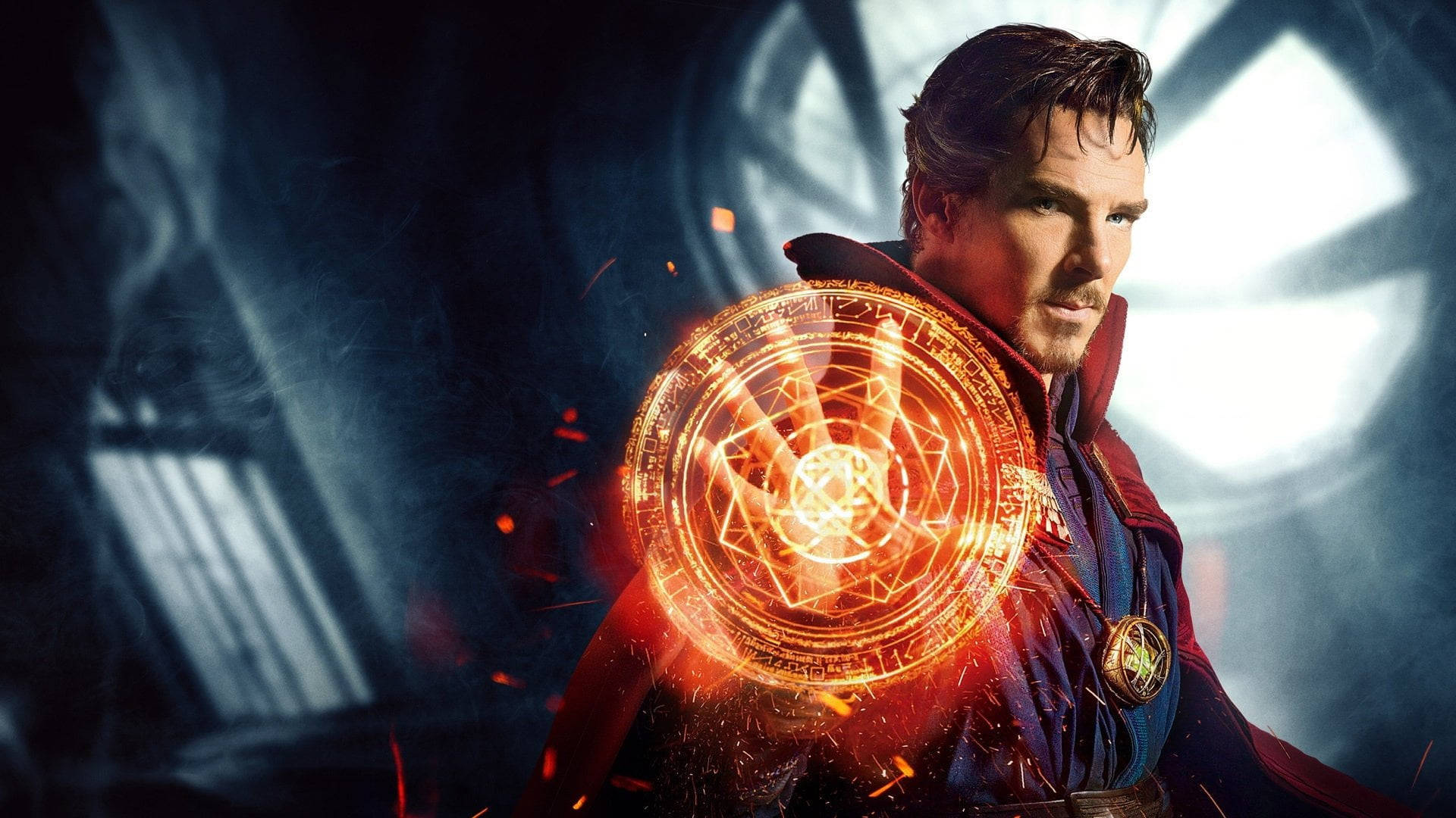 Magical Circle Superhero Doctor Strange Background