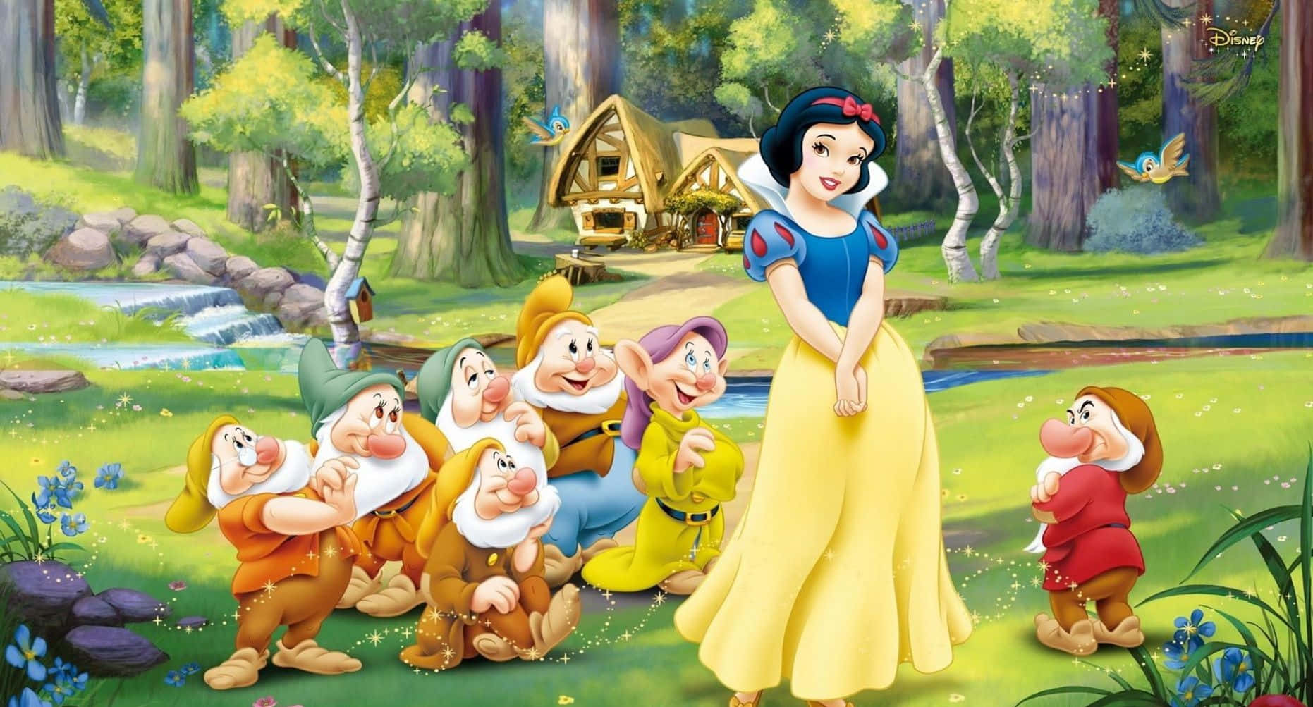 Magical Disney Castle At Night Background