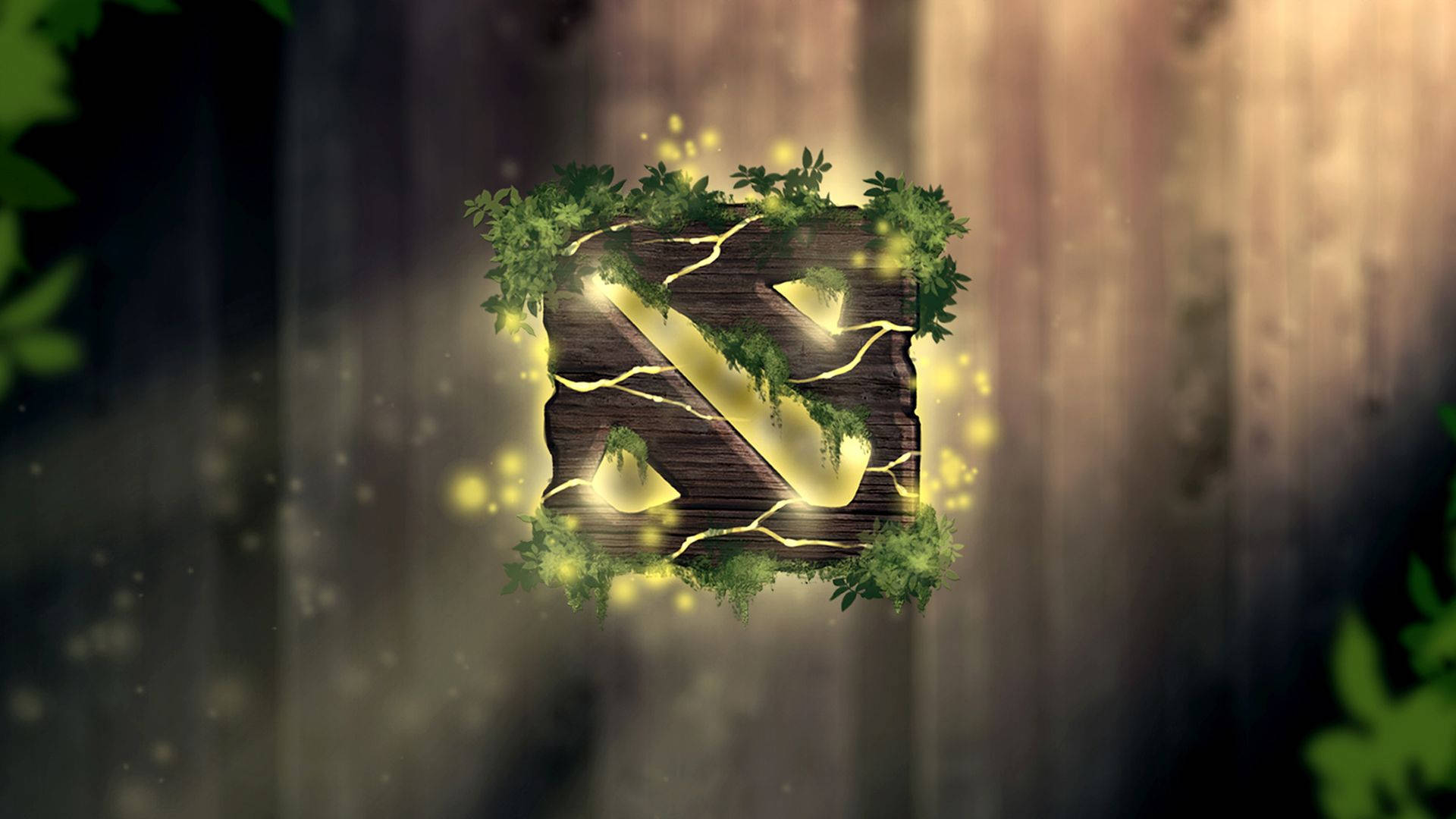 Magical Forest Dota 2 Logo Background