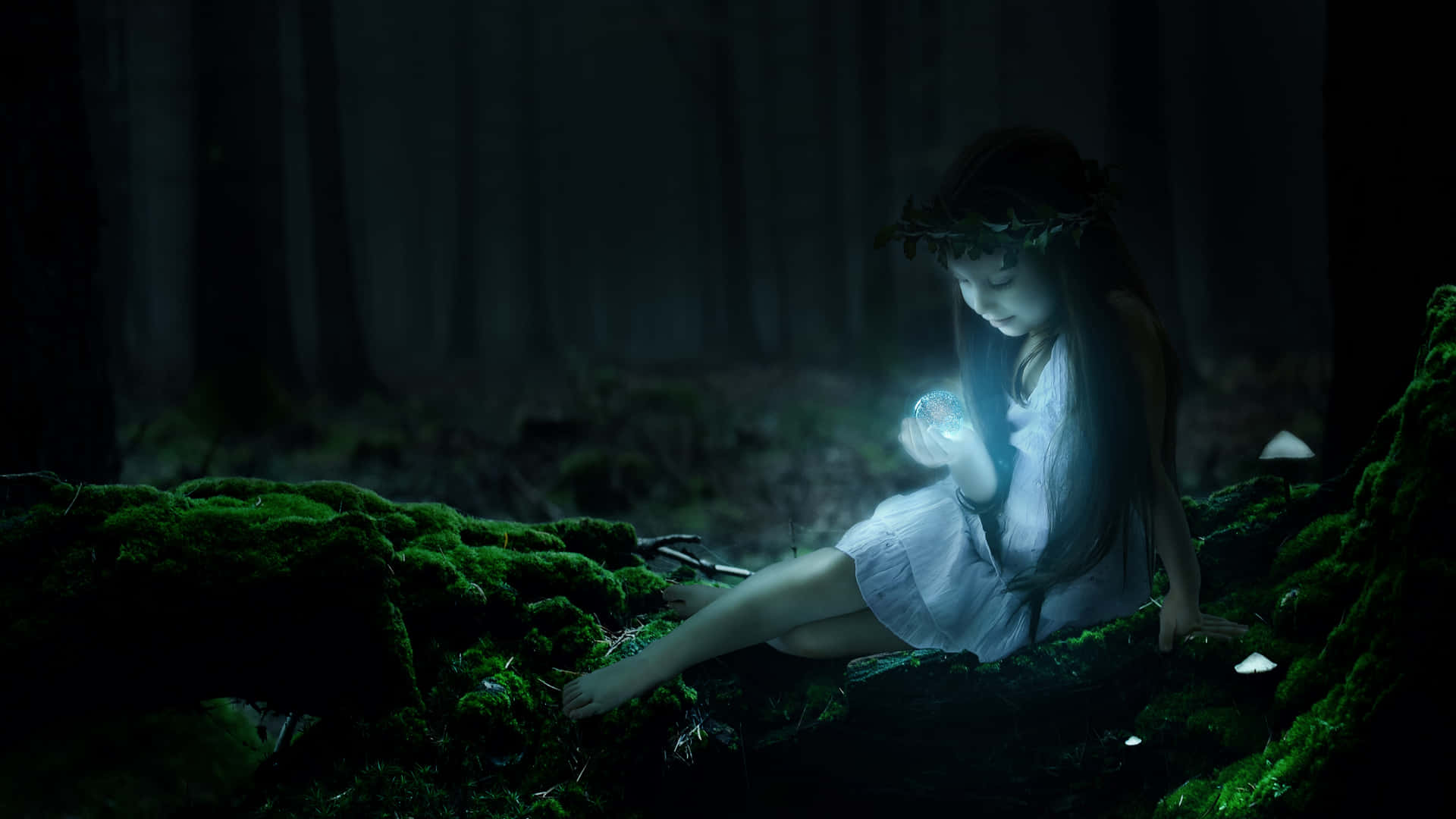 Magical Forest Kid Fairy Background