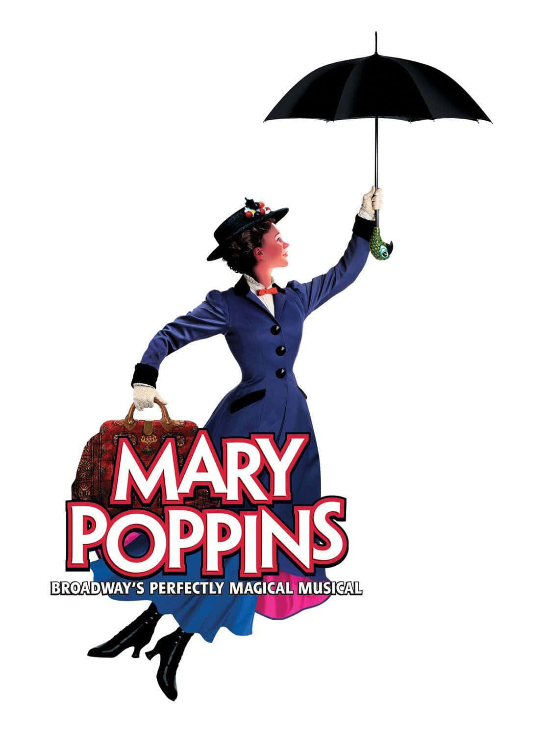 Magical Mary Poppins Soaring High Background
