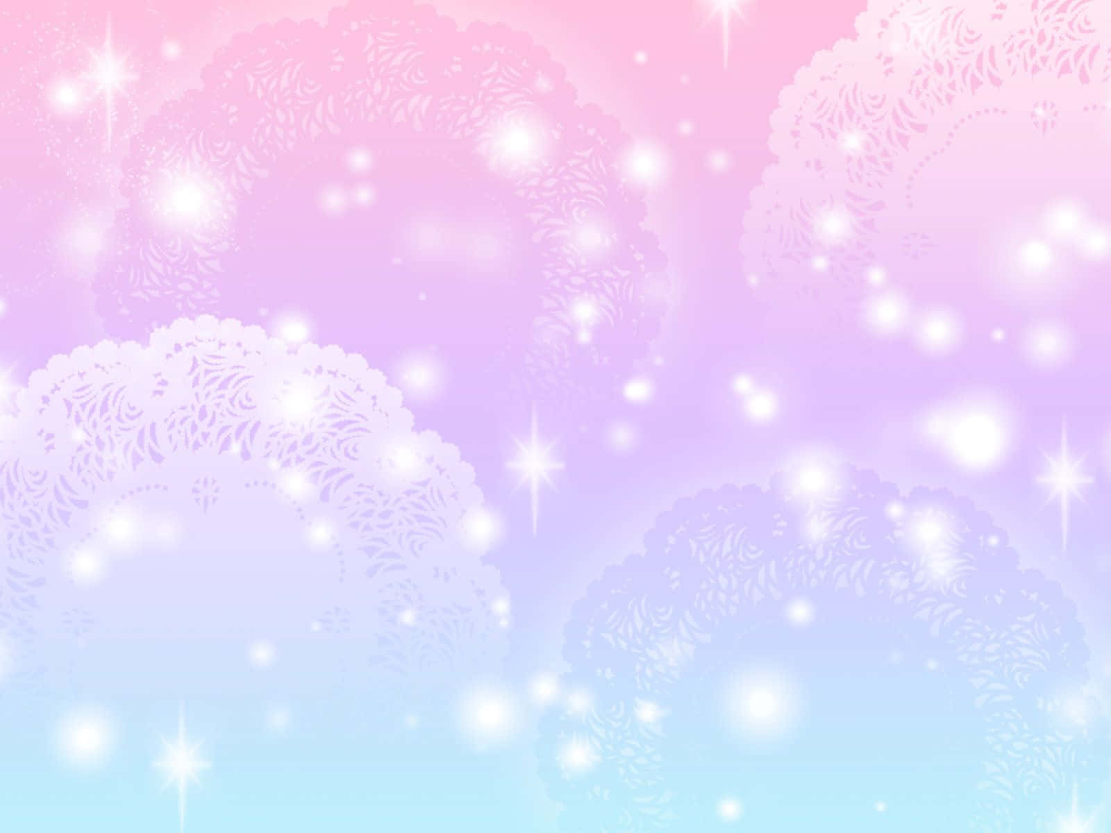 Magical Pastel Blue And Pink Background