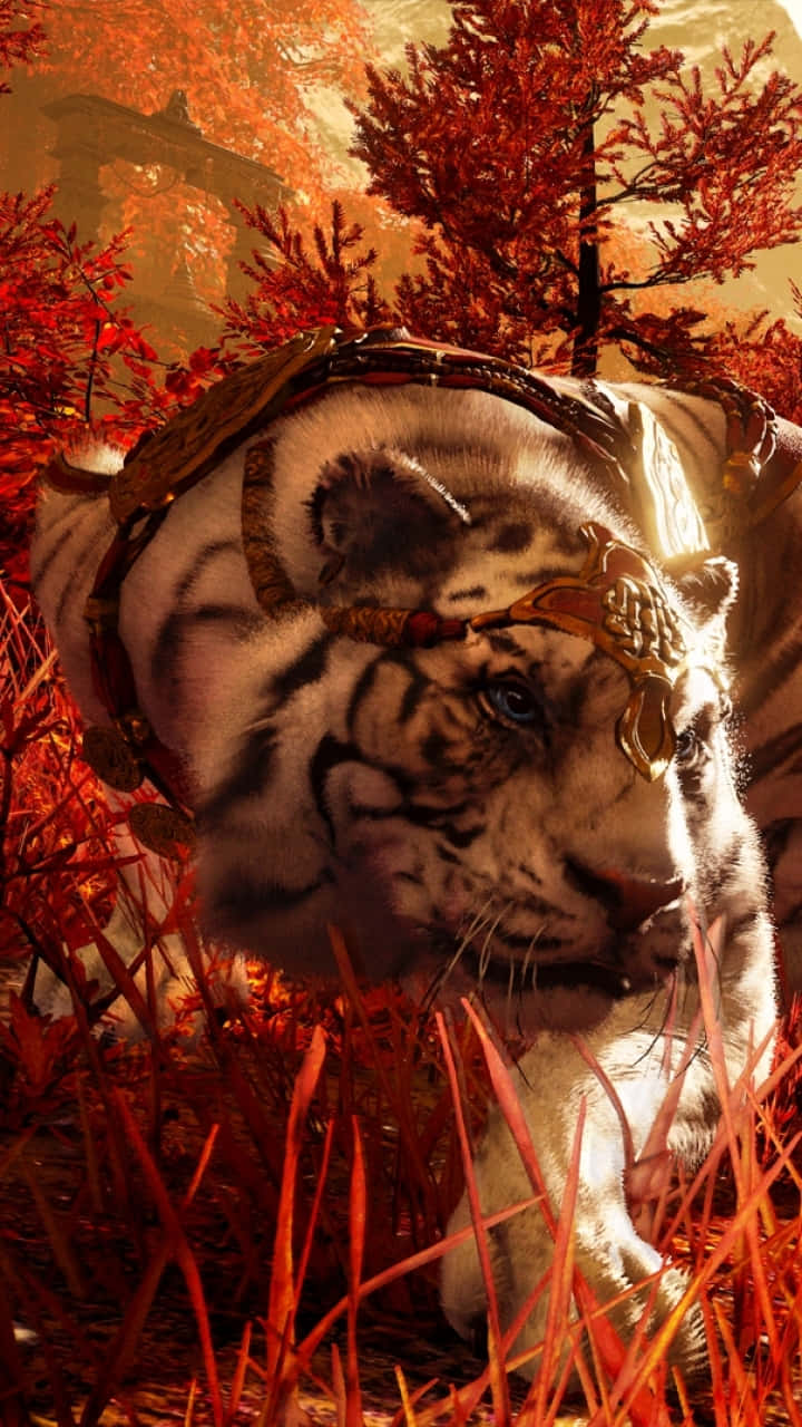 Magical Pet Tiger Far Cry 4 Phone Background