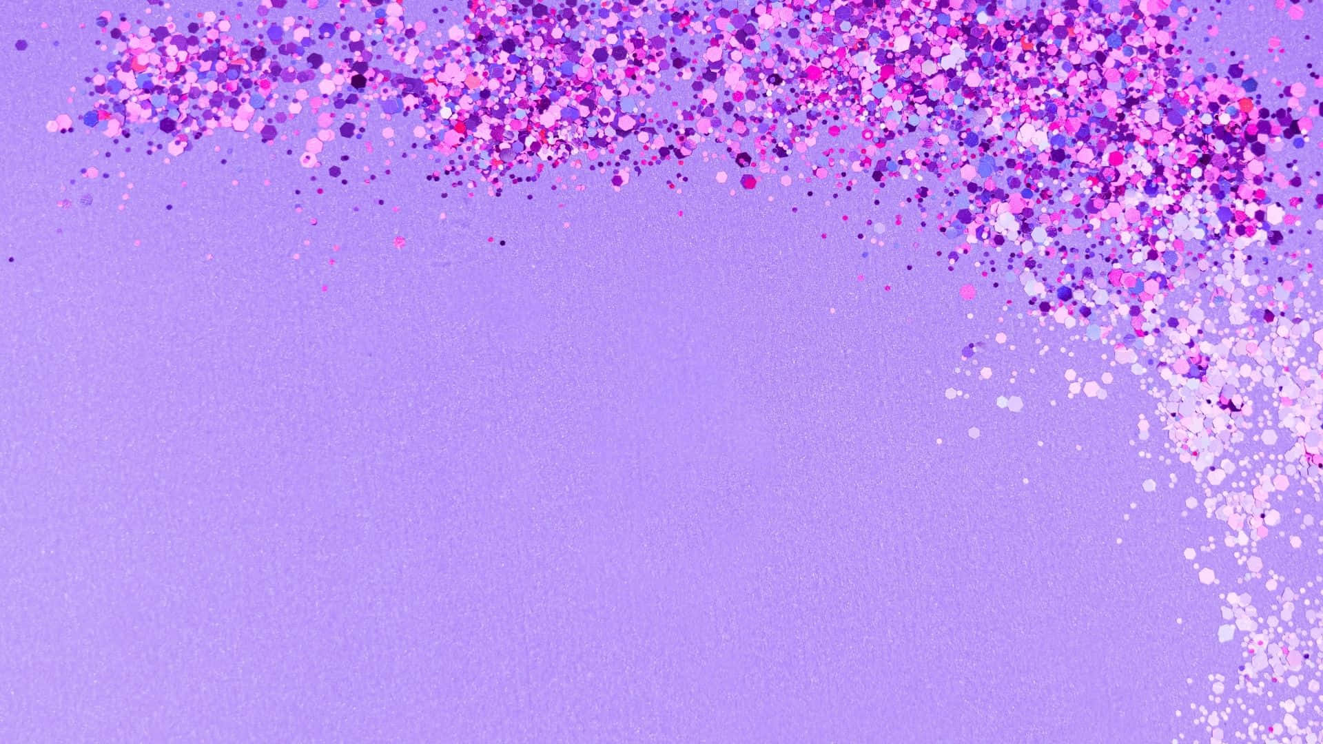 Magical Purple Glitter Dots Speckled Throughout Background