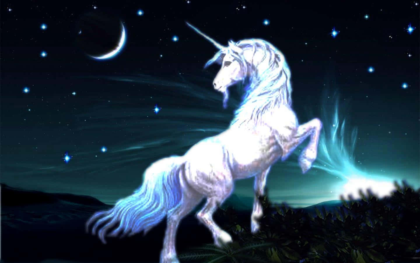 Magical Real Unicorn Background