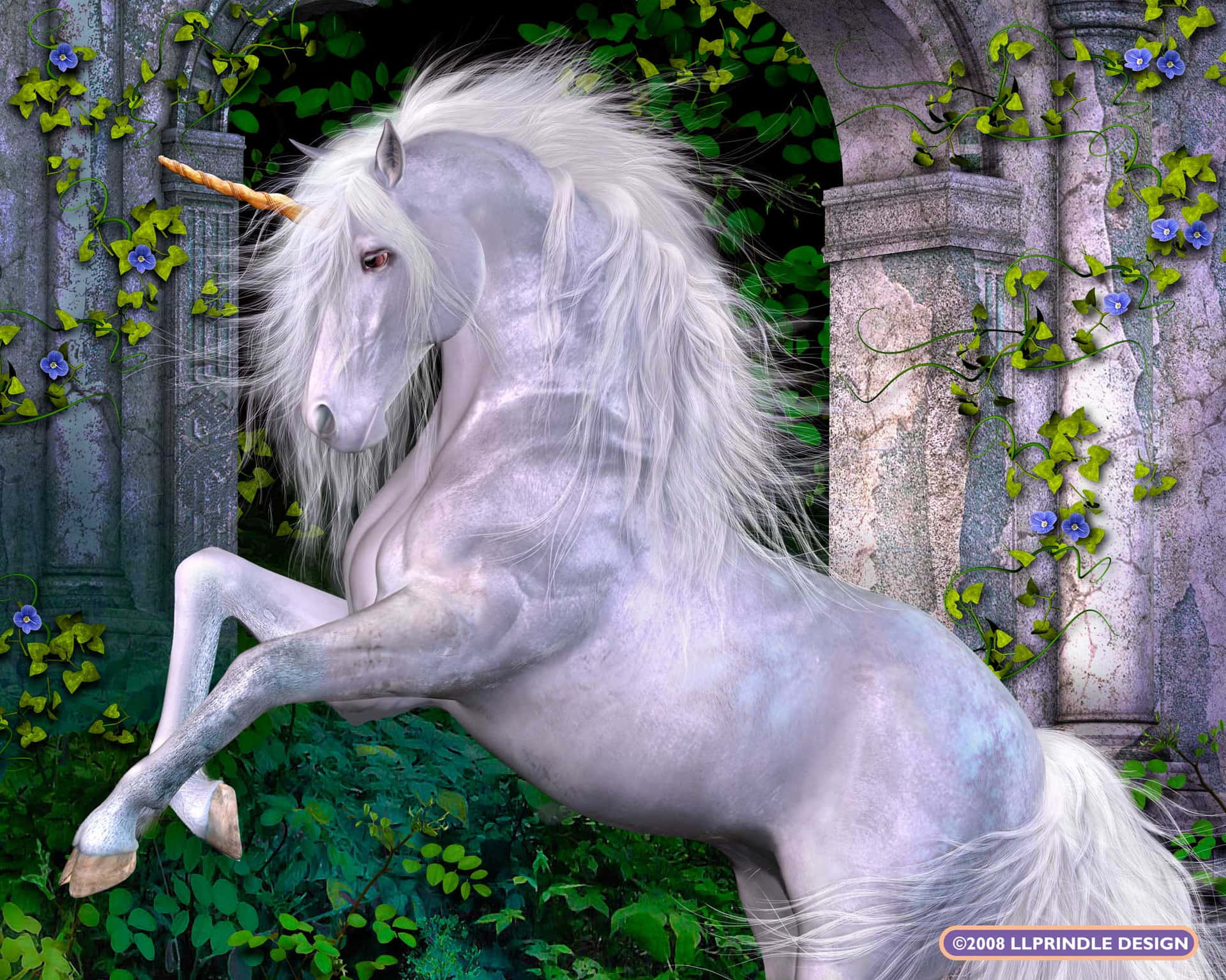 Magical Unicorn 2000 X 1599 Background