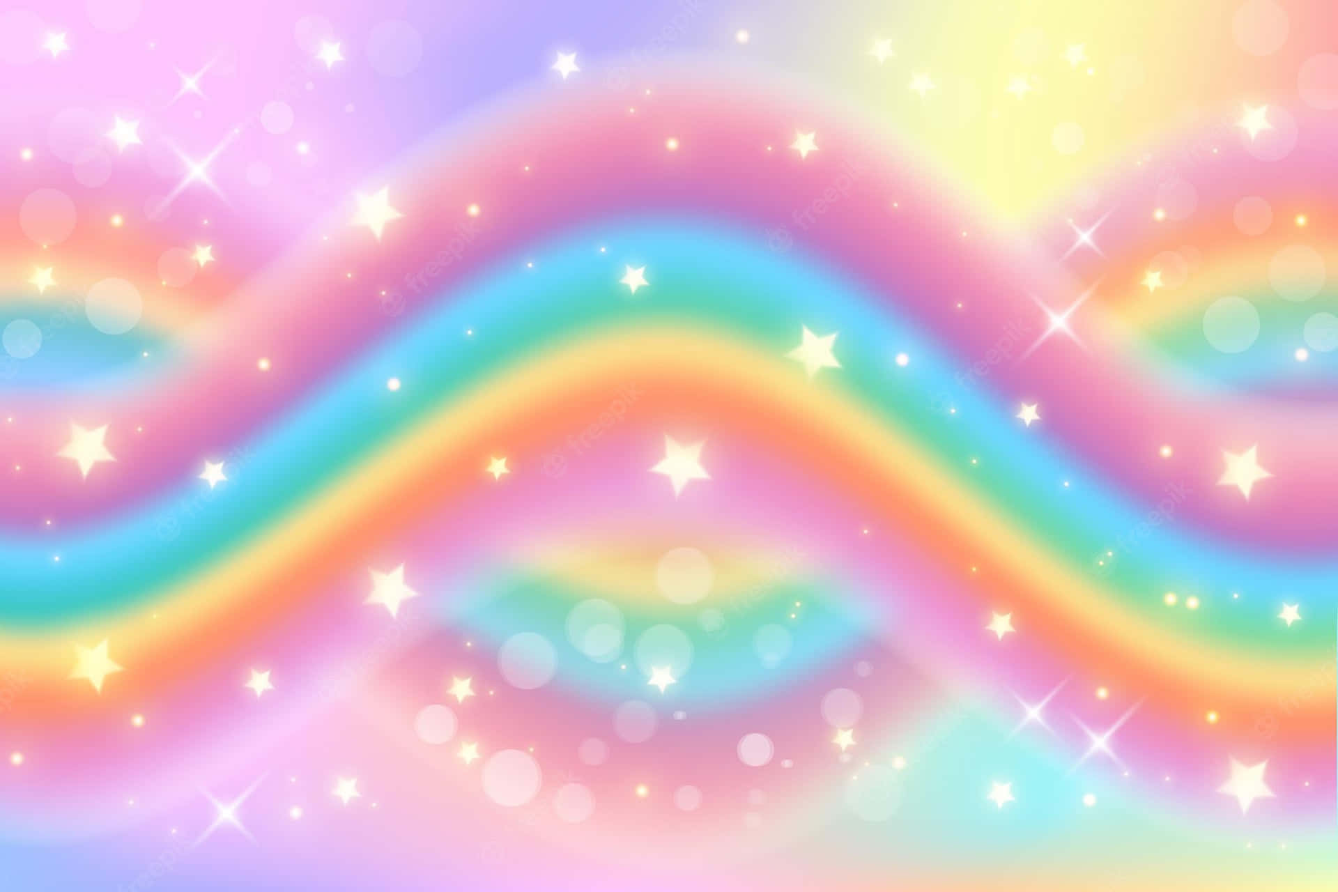 Magical Unicorn Rainbow Background Background