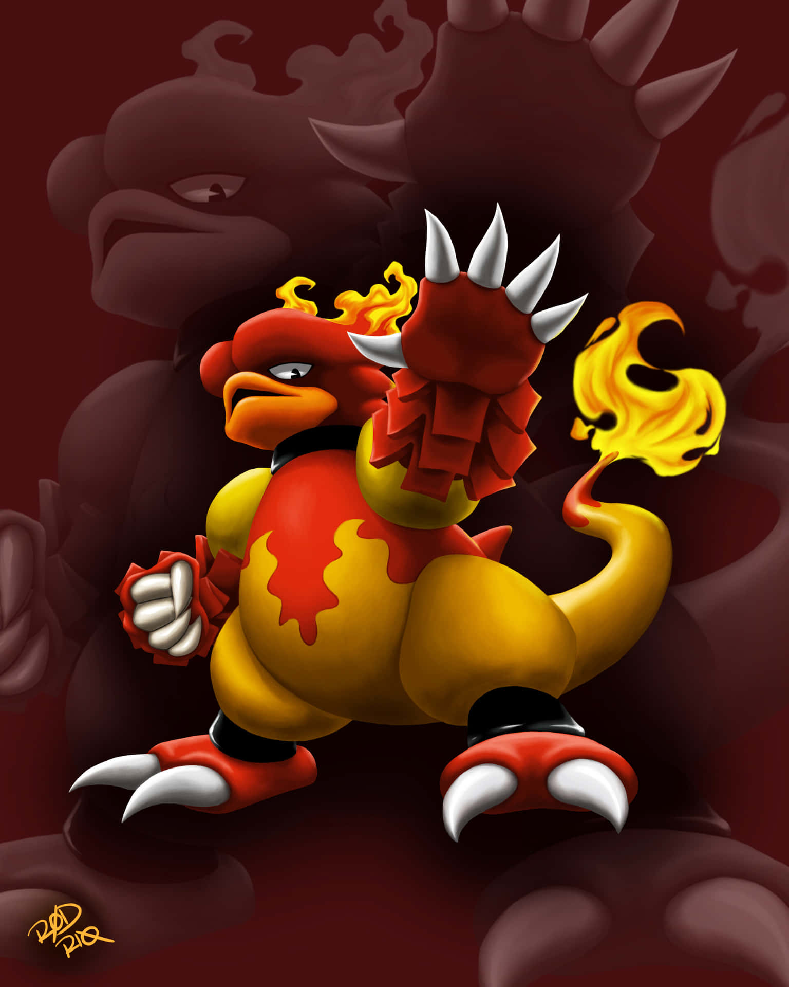Magmar Pokemon Artwork