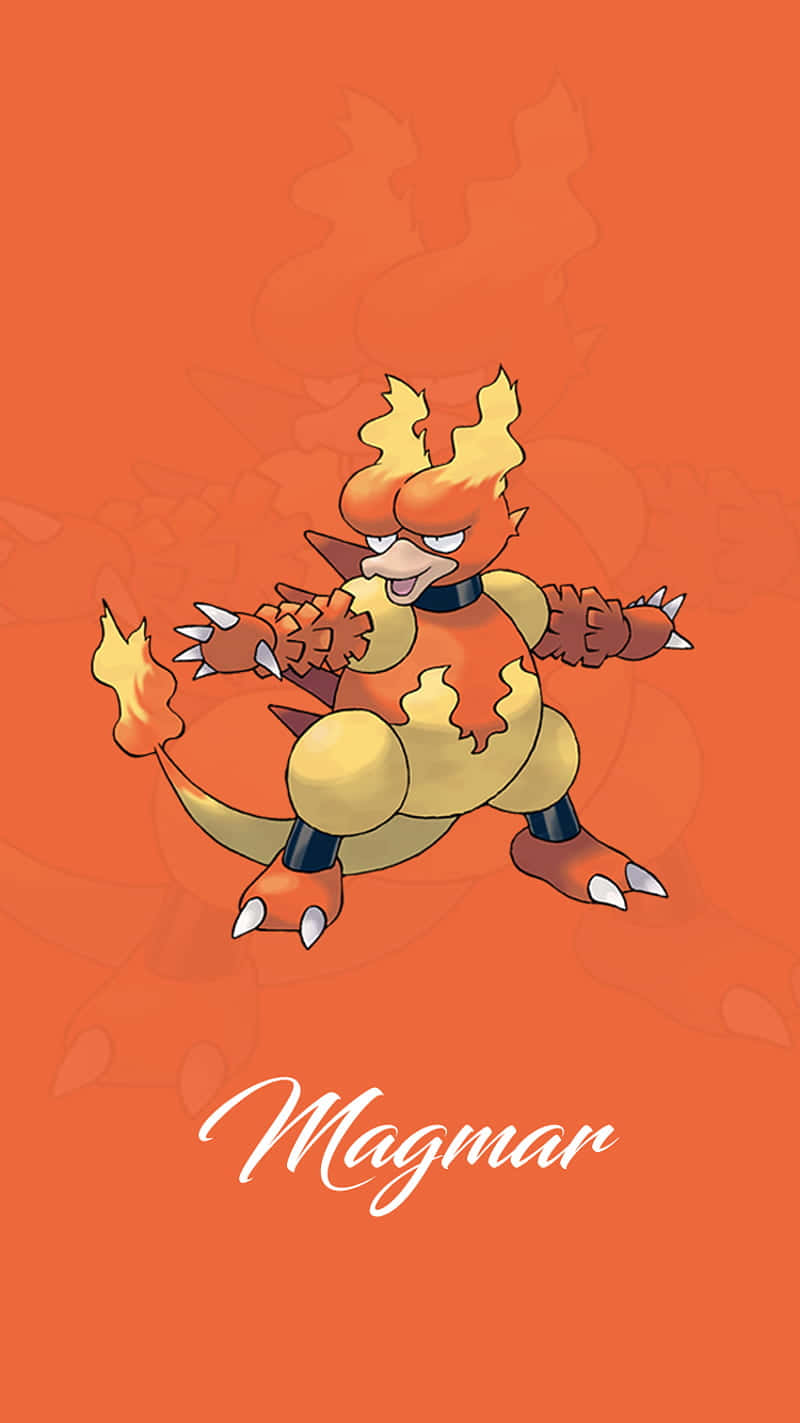 Magmar Pokemon Fire Type Illustration