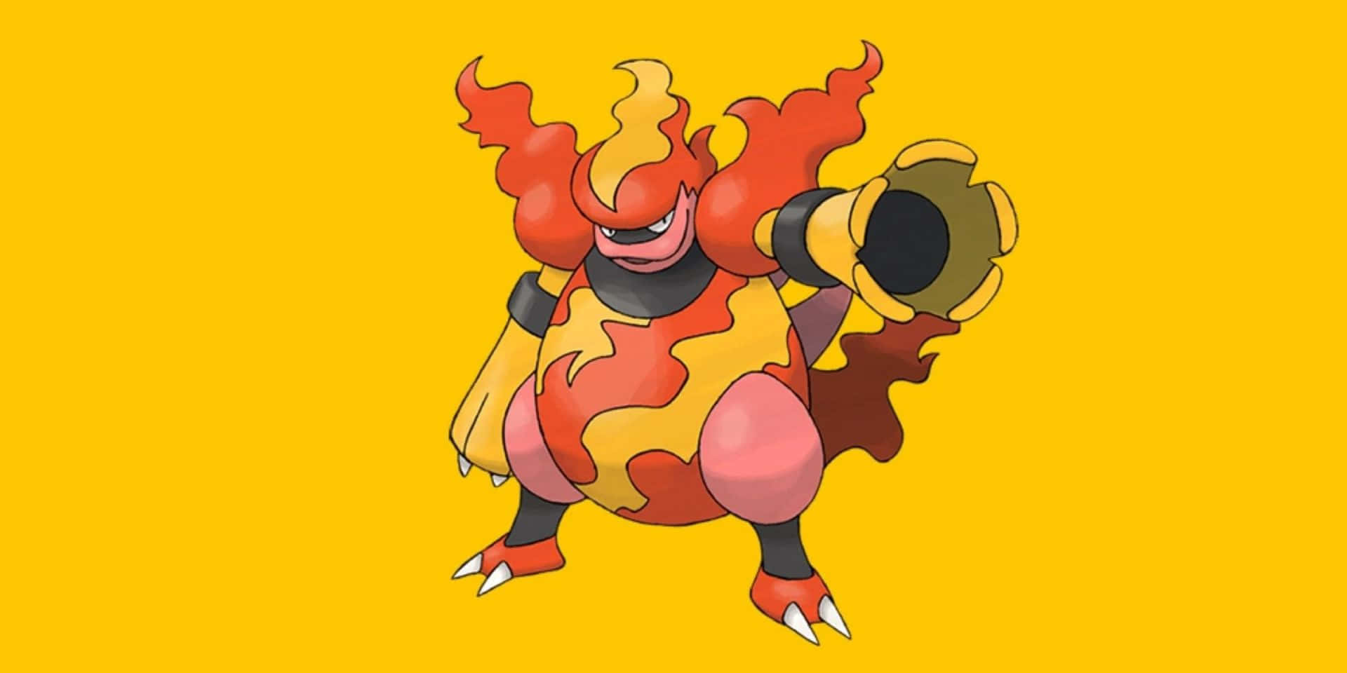Magmar Pokemon Fire Type Background