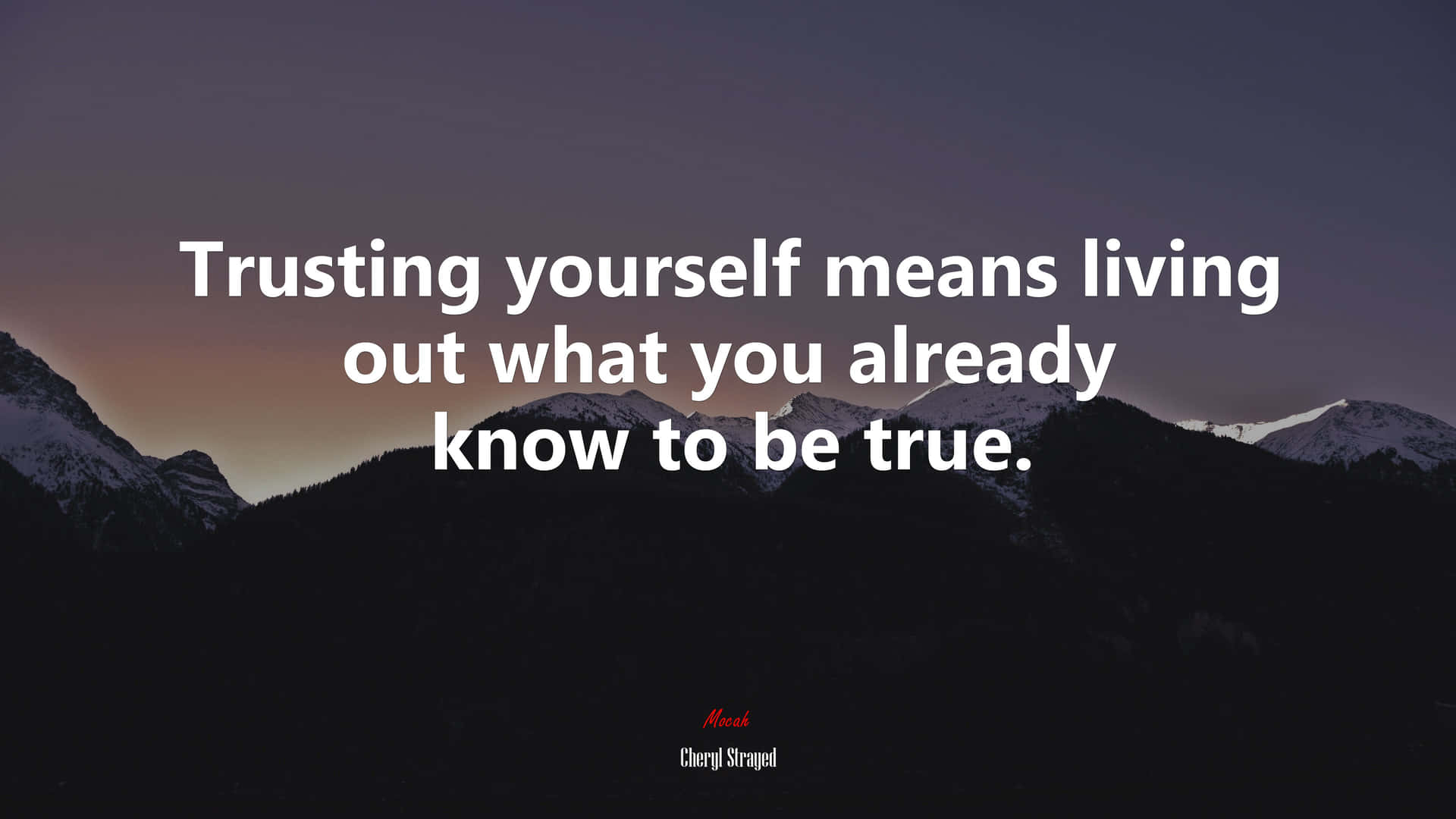 Magnanimous Quote Desktop Background