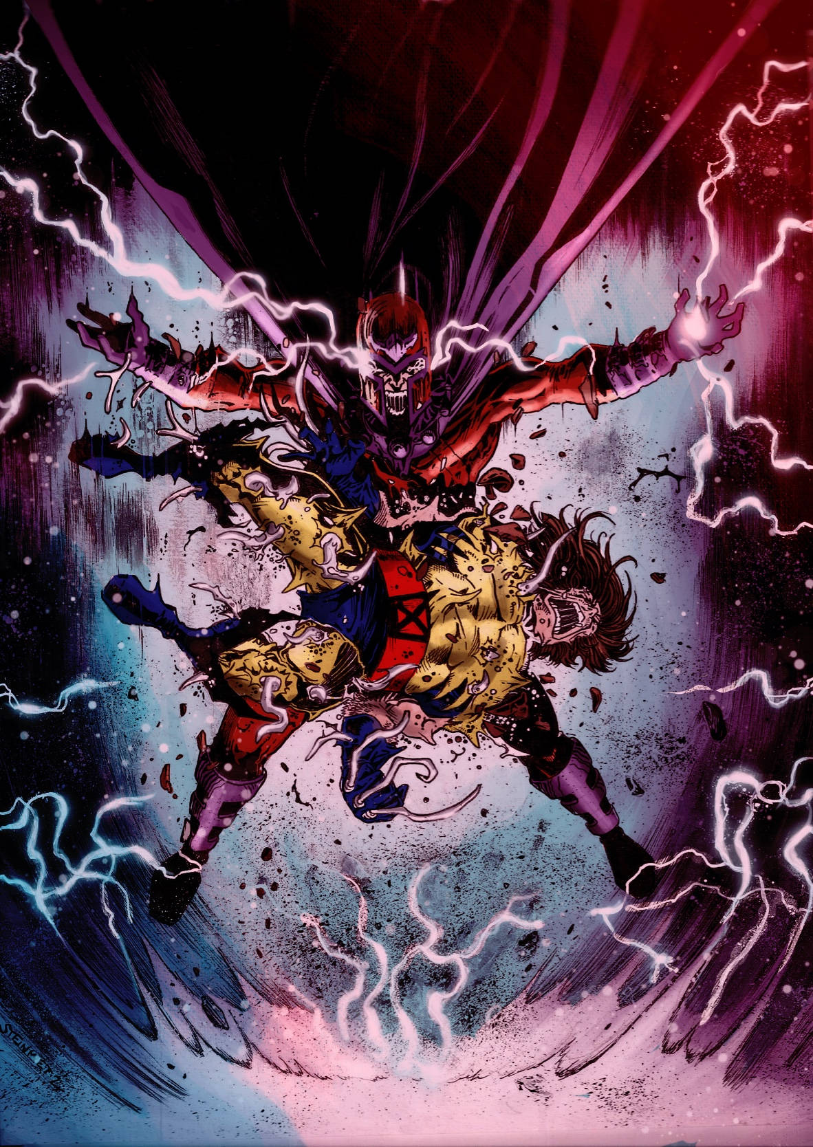 Magneto Kills Enemy