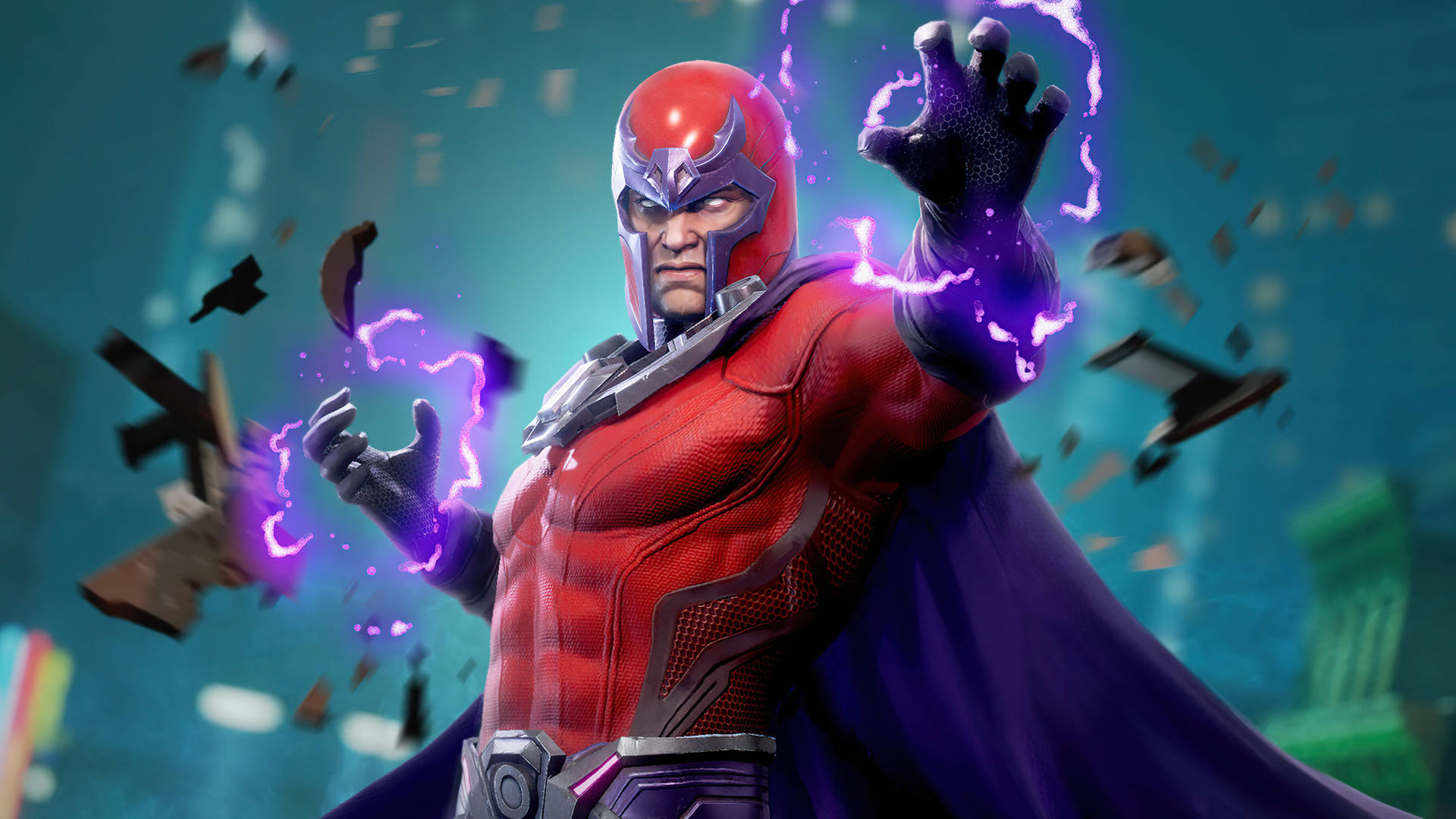 Magneto Purple Power Background