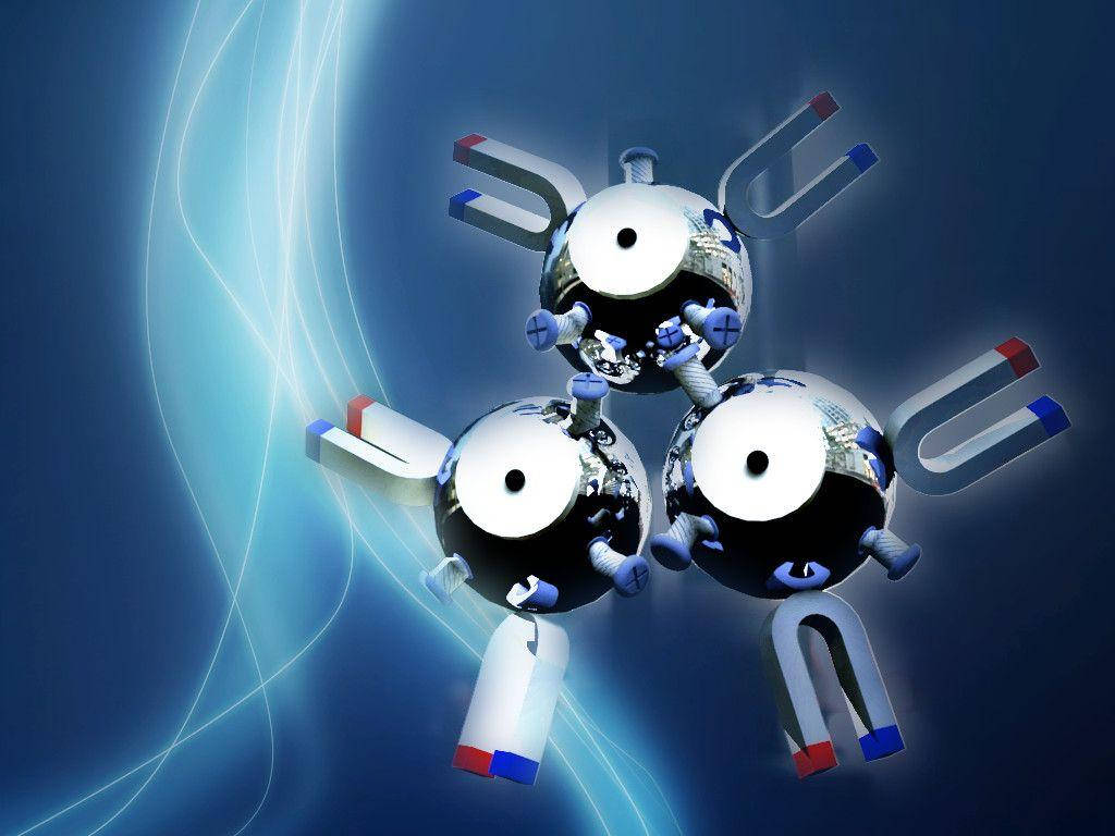 Magneton Blue Art Background