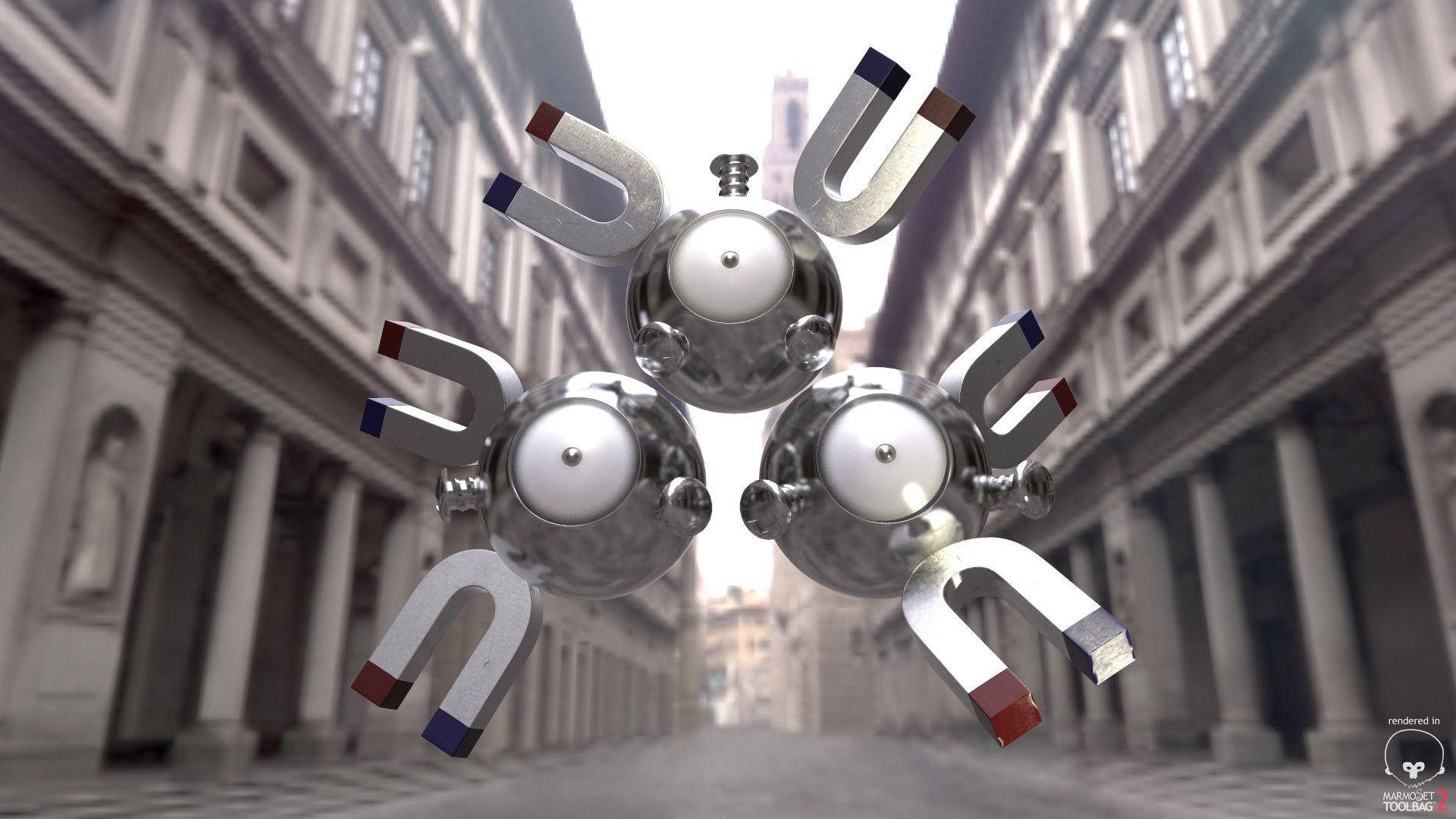 Magneton Digital Art Background