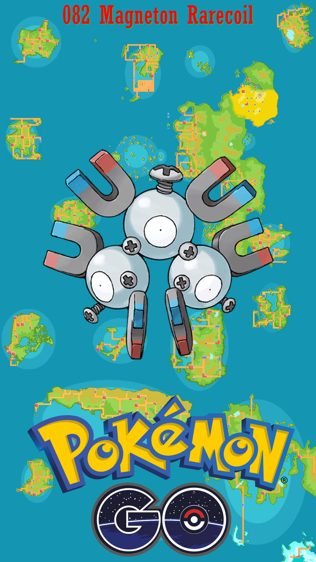 Magneton Pokemon Go Feature Background