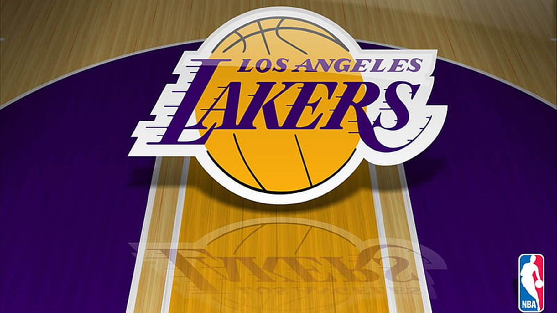 Magnificent 3d Design Of Lakers Logo Background