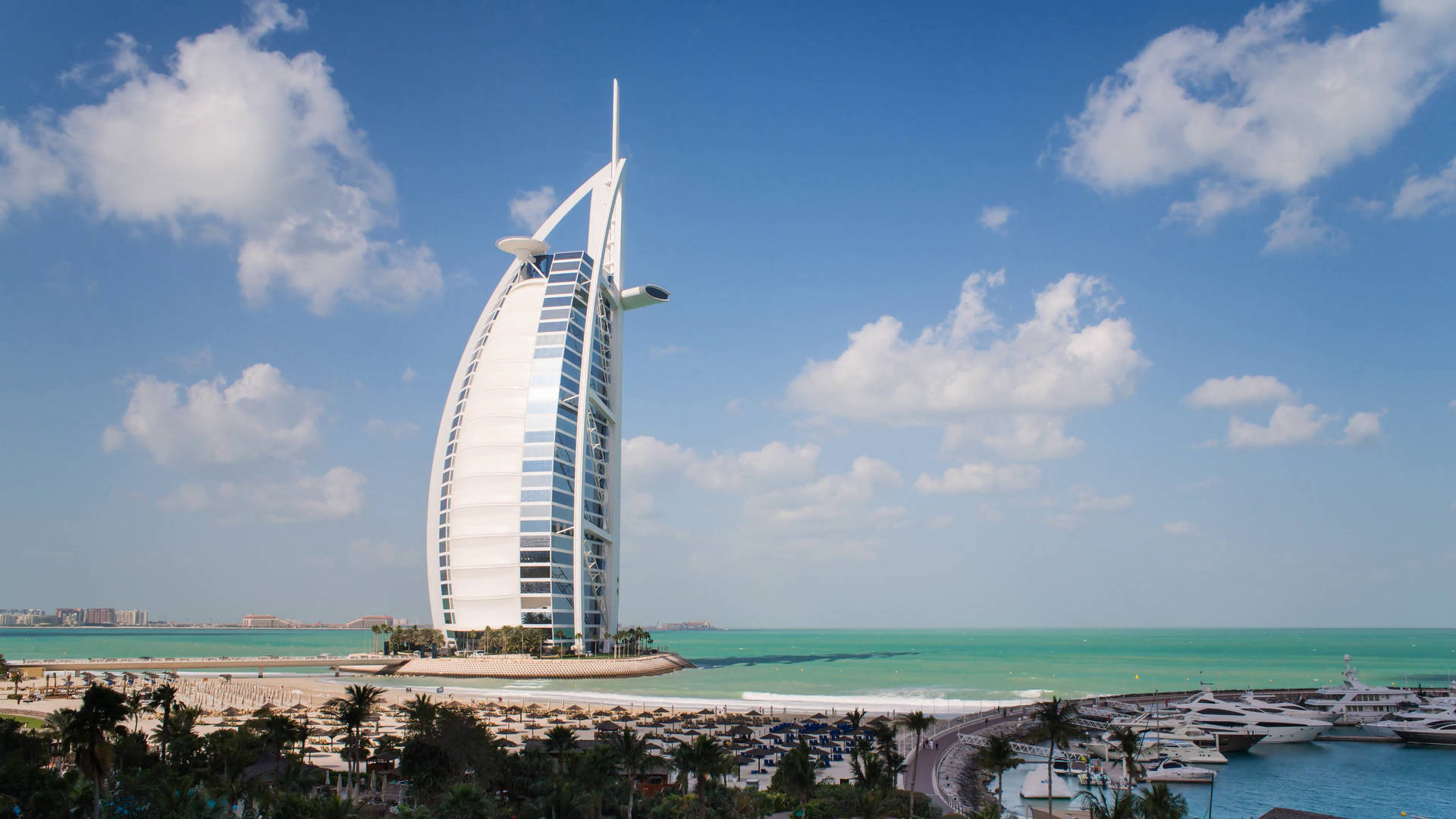 Magnificent Burj Al Arab During Daylight