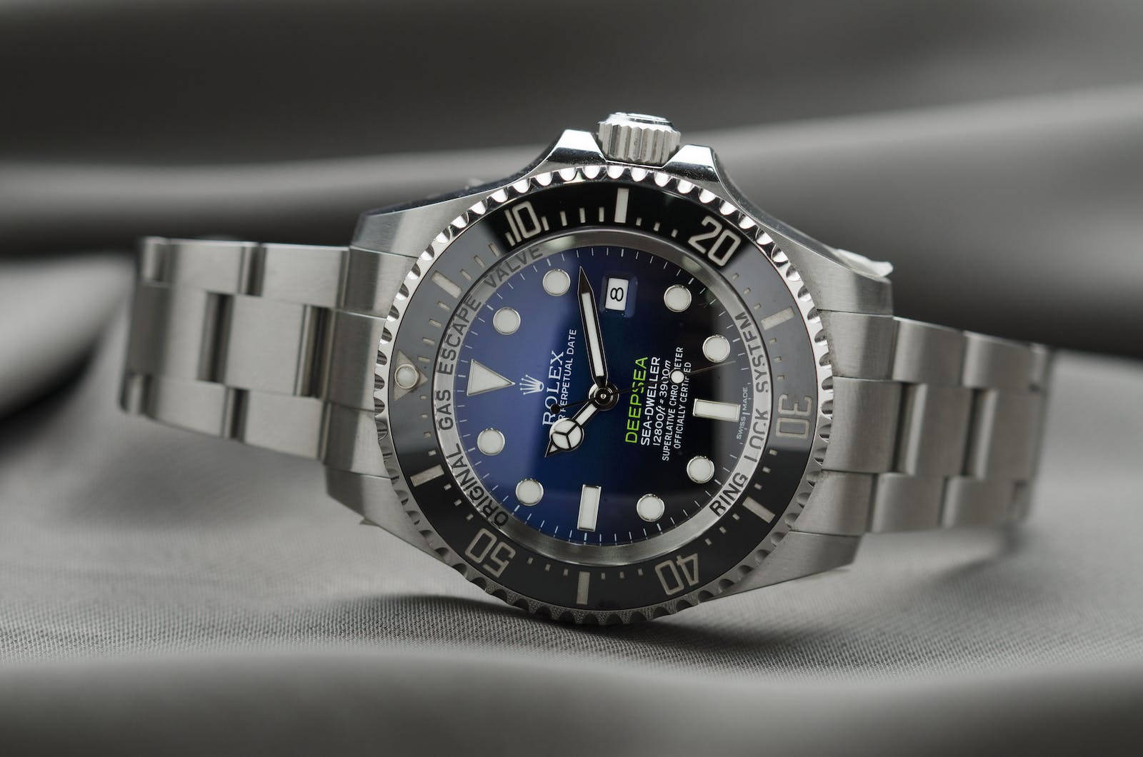 Magnificent Elegance Of Rolex Deepsea Timepiece Background