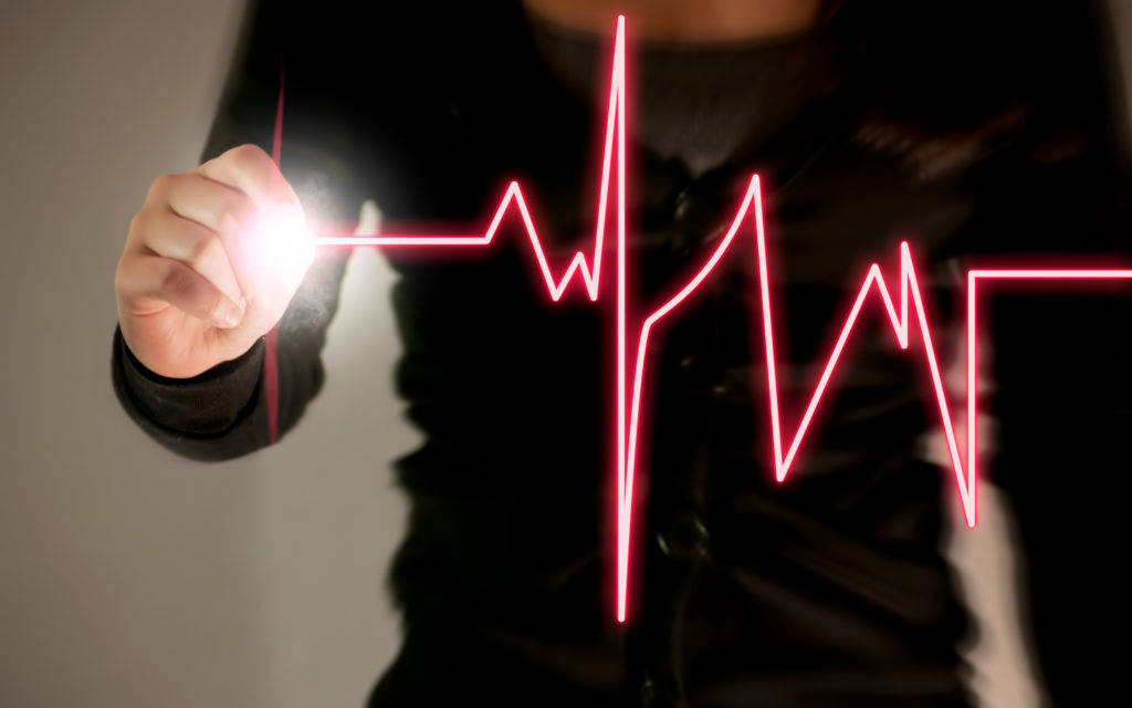 Magnificent Heartbeat Graphic Background